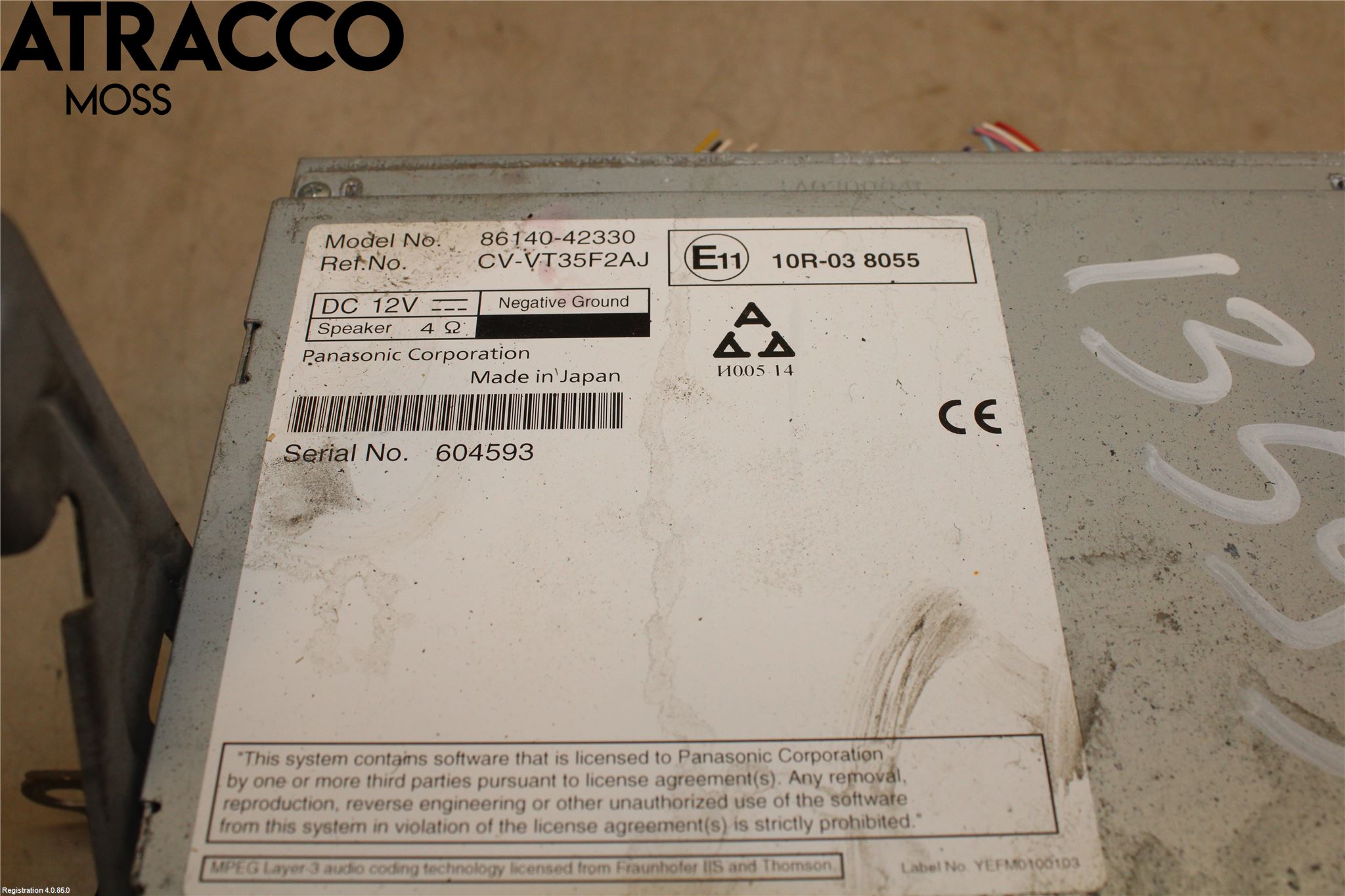 Toyota RAV4 13-18 Cd Radio - Multimediapanel