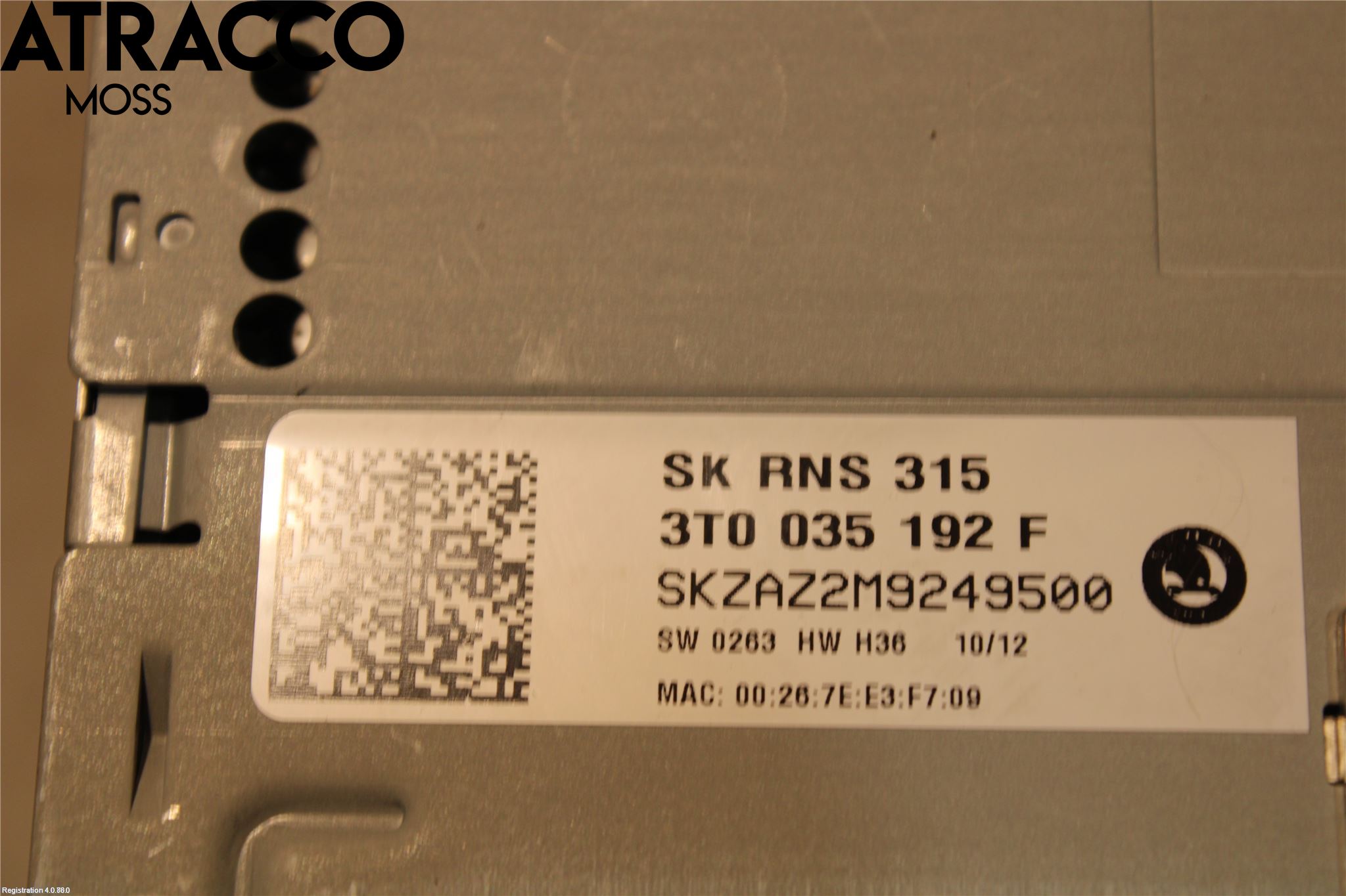 Skoda SUPERB 09-15 Cd Radio - Multimediapanel