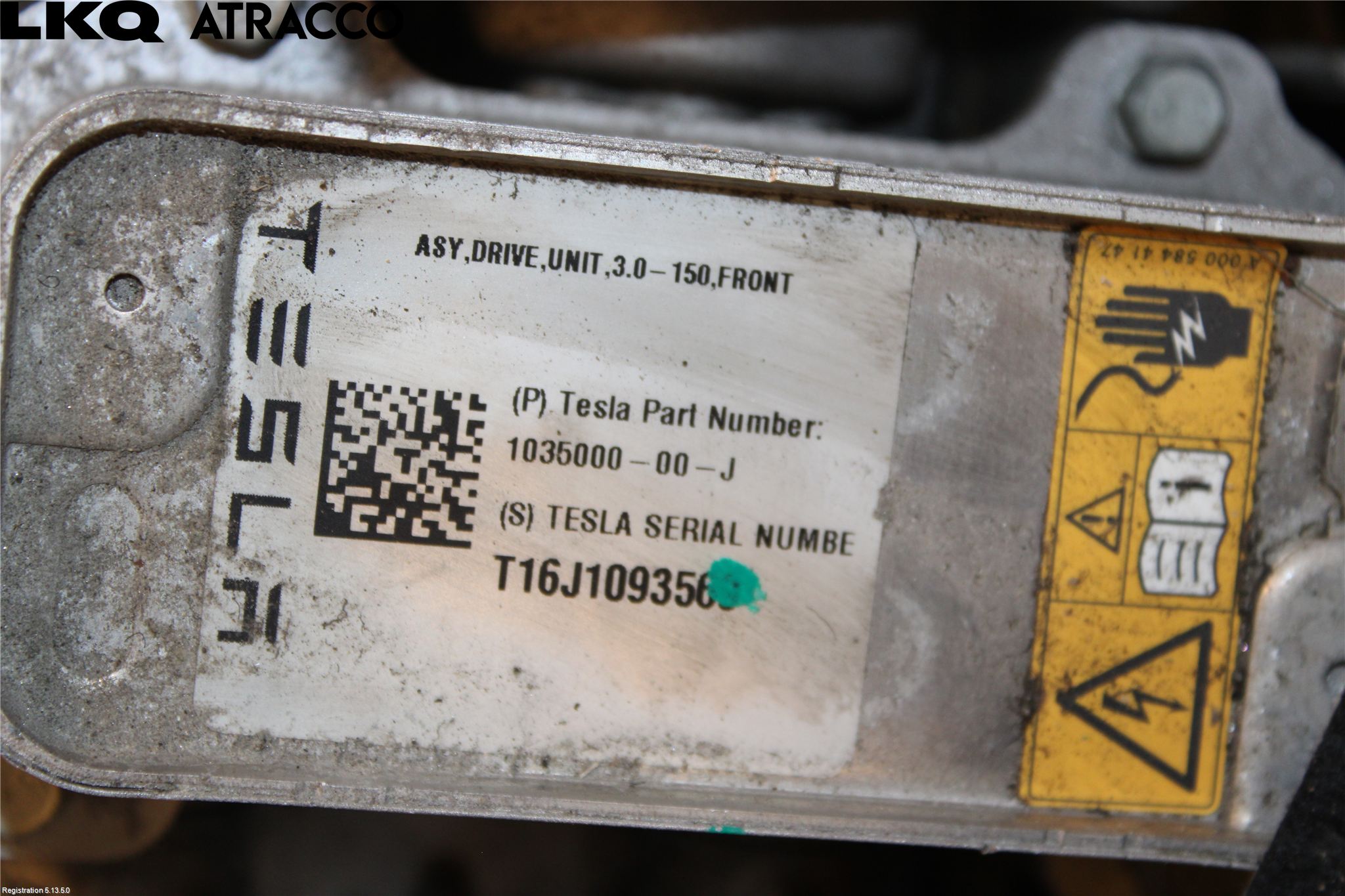 Tesla MODEL S 13- Motor Elektisk Fram