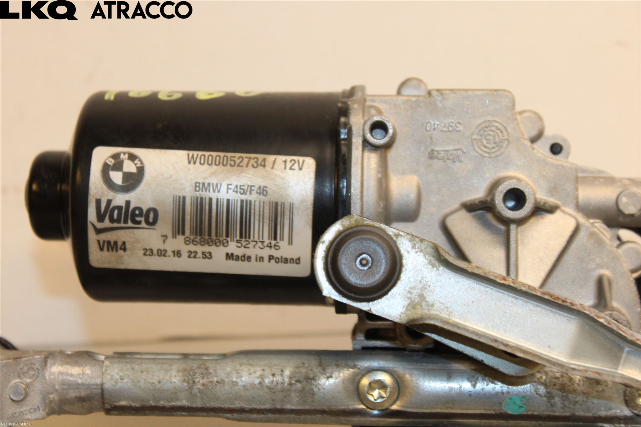 BMW 2 F45 Active Tourer 14-21 Torkarmotor Vindruta