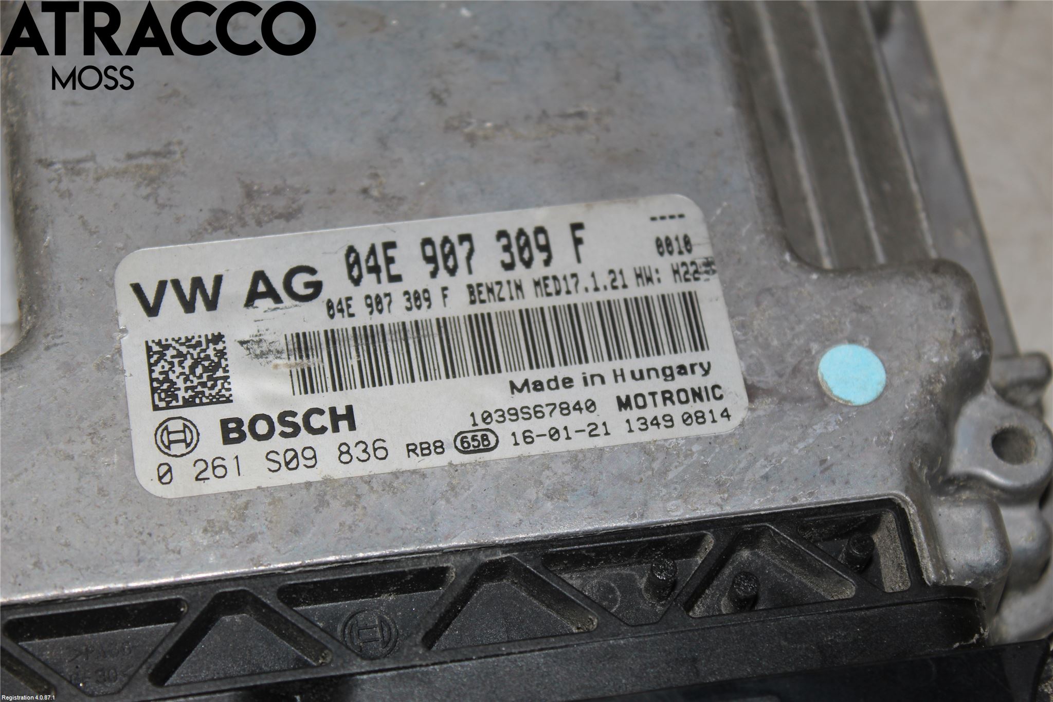 Volkswagen VW GOLF / E-GOLF VII 13-20 Styrenhet Insprut Bensin