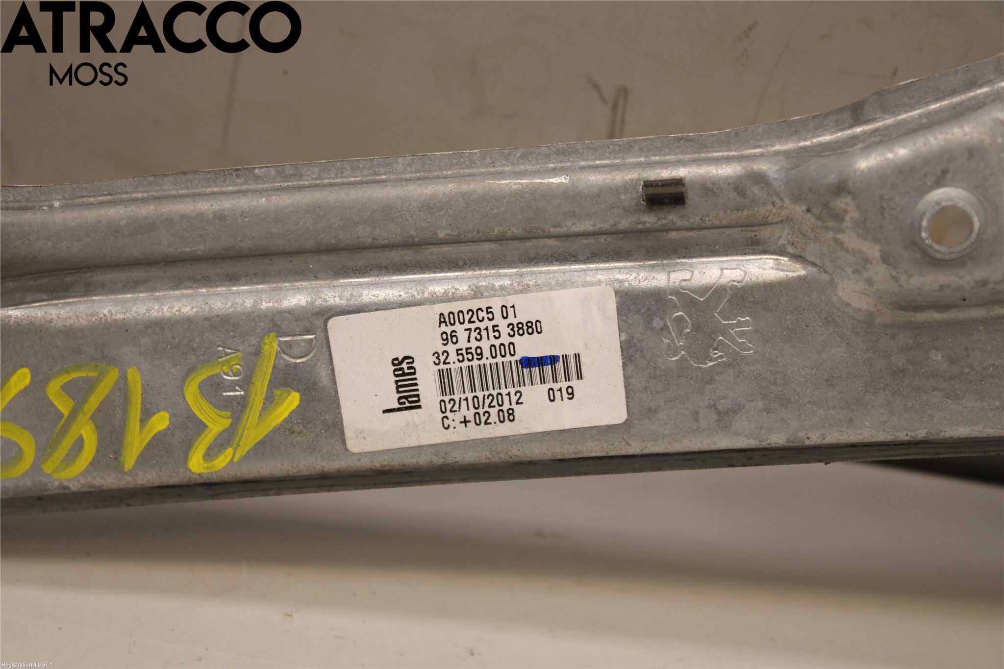 Peugeot 208 12-15 Fönsterhissmekanism