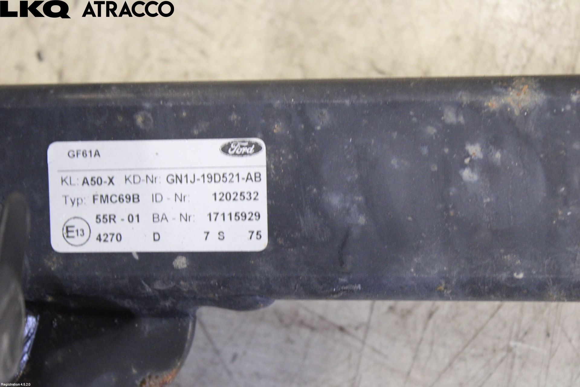 Ford ECOSPORT 17- Dragkrok