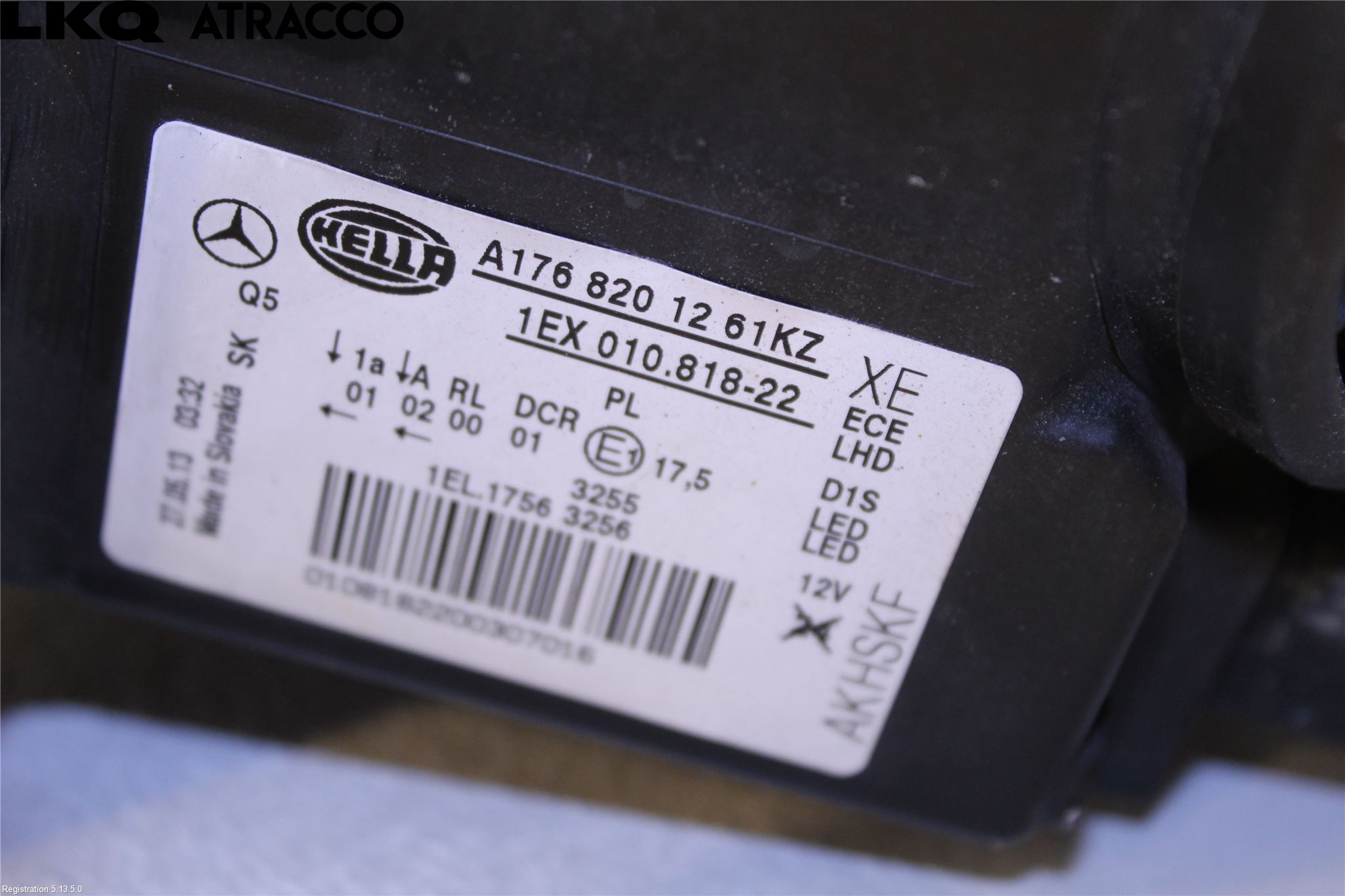 Mercedes-Benz MB A-KLASS (W176) 13-18 Strålkastare Höger