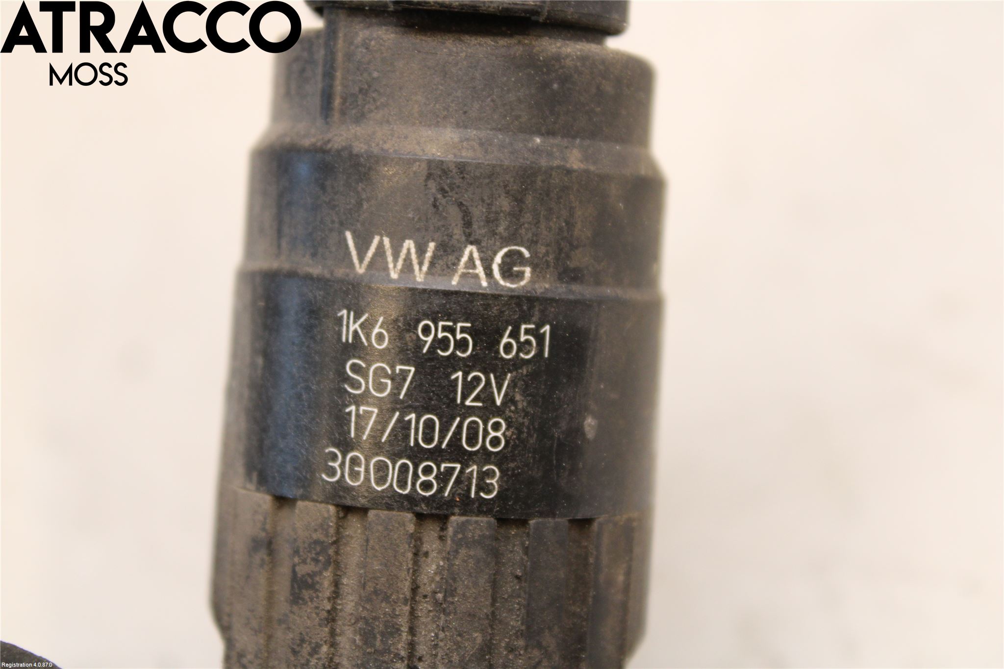 Volkswagen VW TOURAN 03-10 Spolarpump Vindruta
