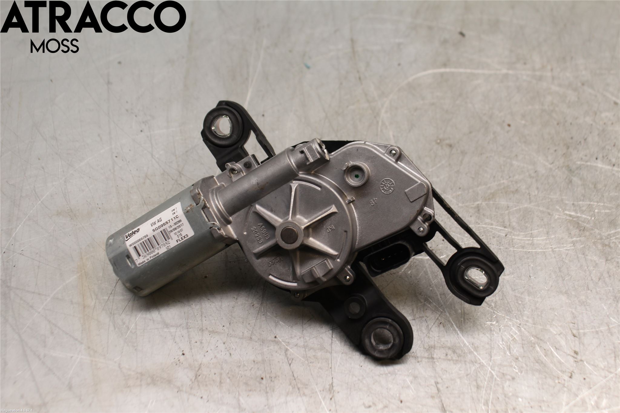 Volkswagen VW GOLF / E-GOLF VII 13-20 Torkarmotor Baklucka