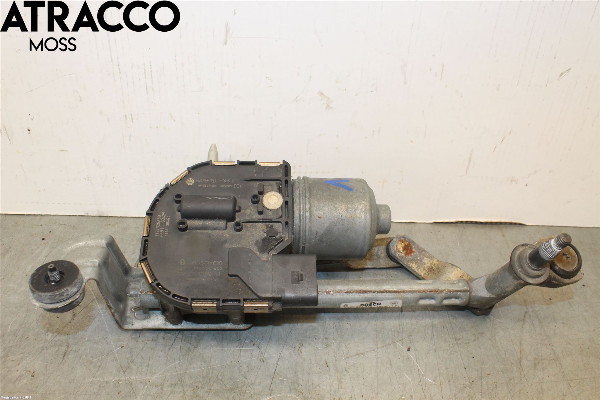 Volkswagen VW GOLF PLUS/CROSS GOLF 04-14 Torkarmotor Vindruta