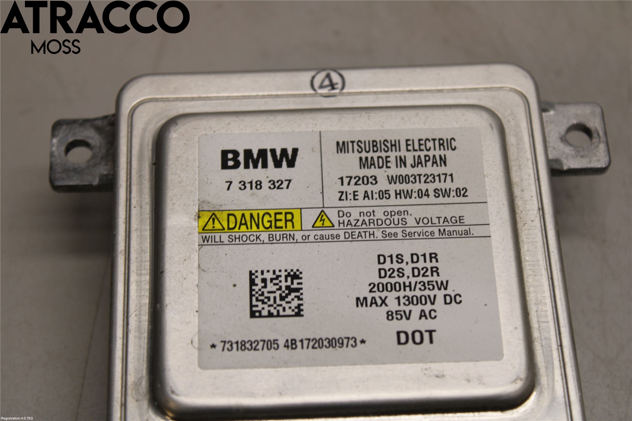 BMW 5 F10/F11/F18 09-17 Styrenhet Strålkastare