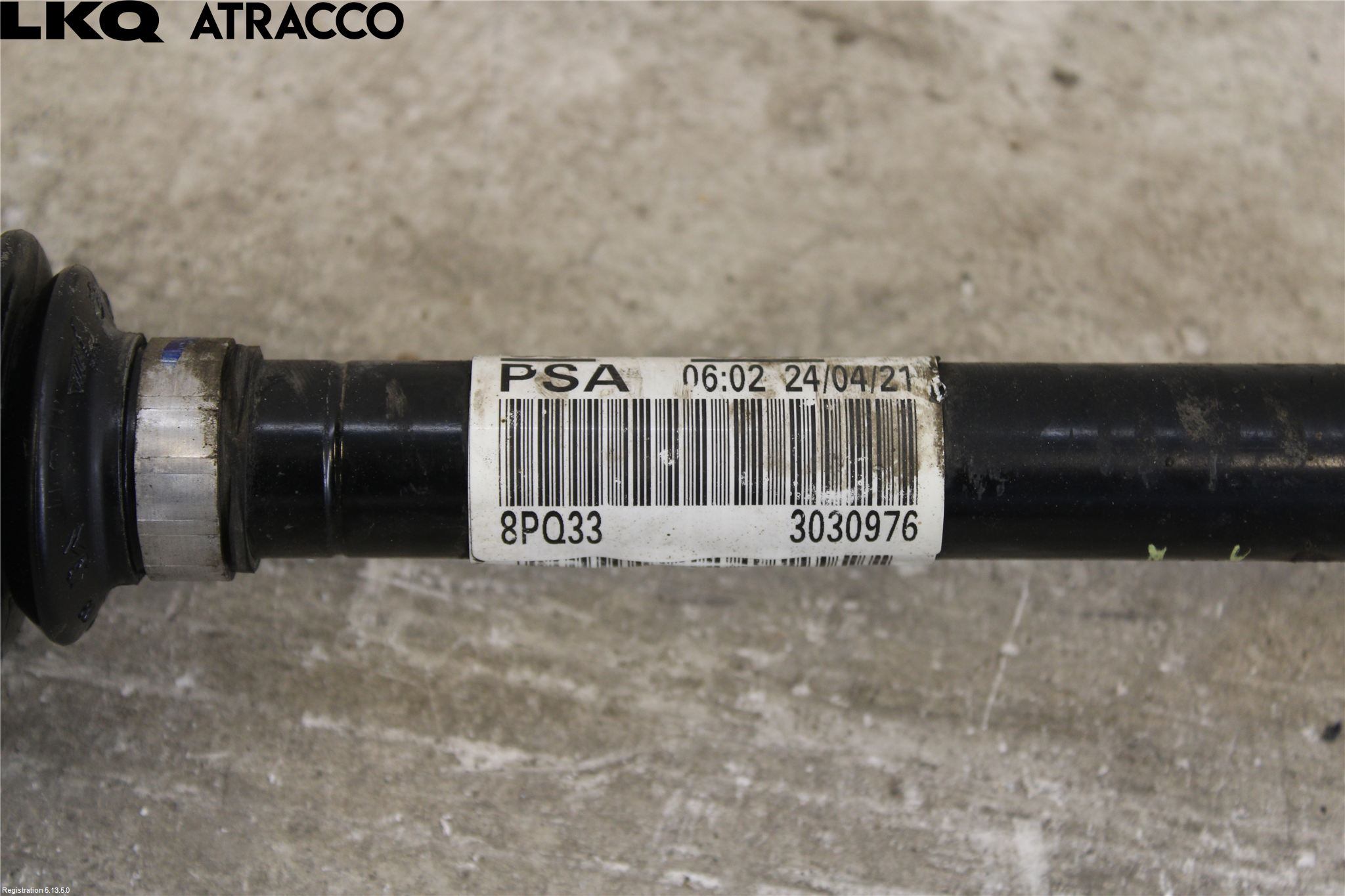 Peugeot PARTNER/E-PARTNER 19- Drivaxel Fram Höger