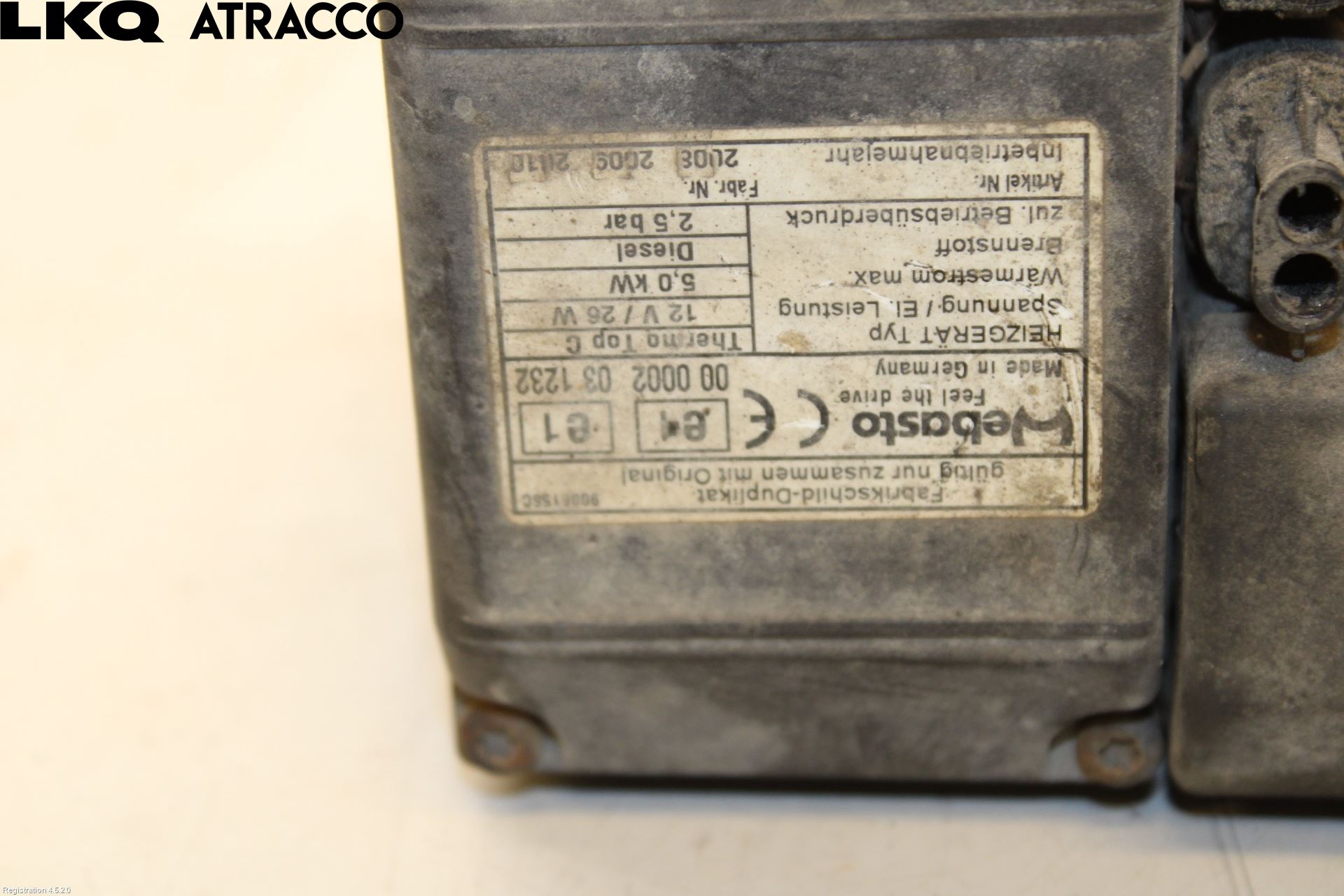 Mazda 6 08-13 Dieselvärmare