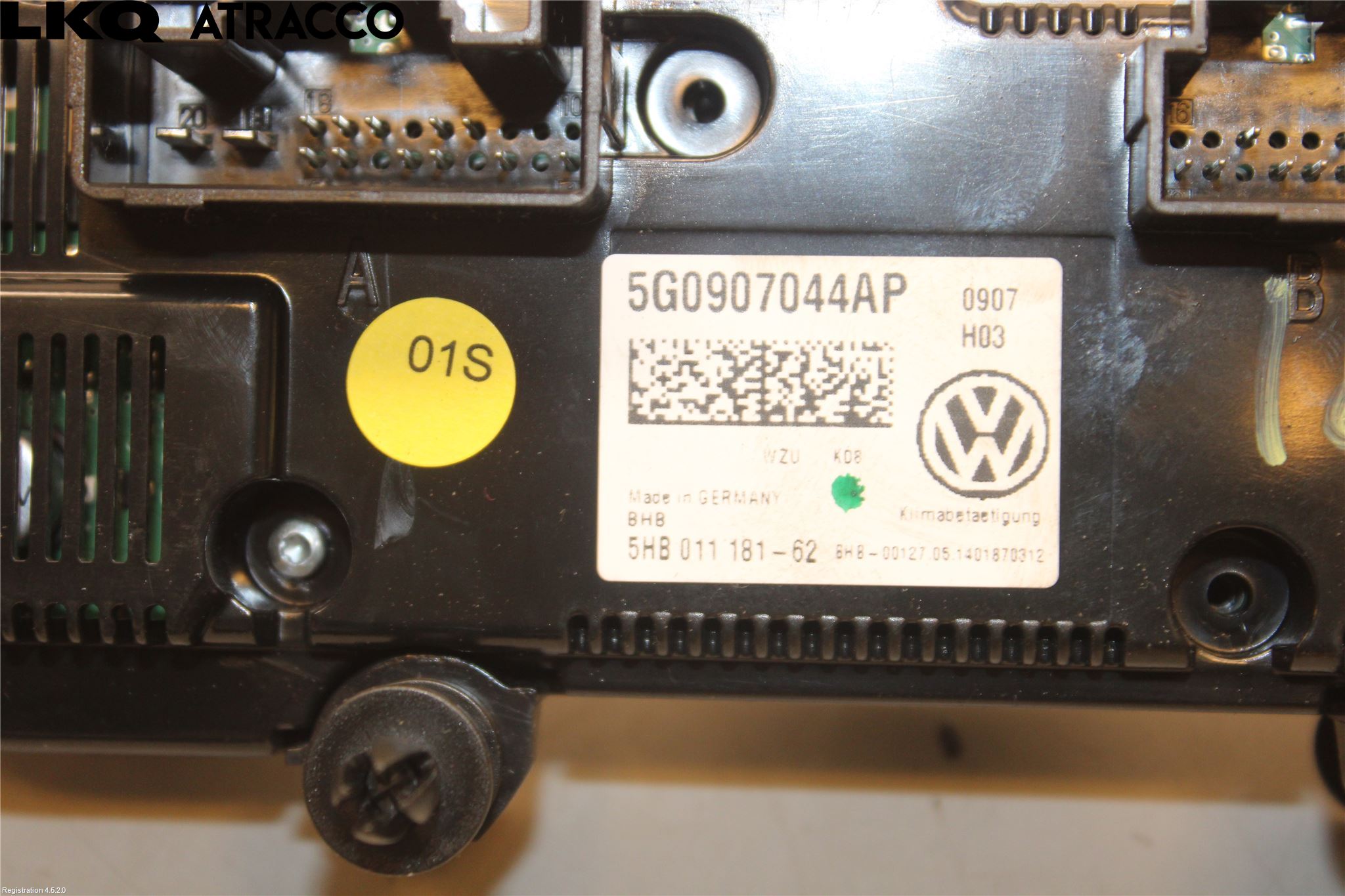 Volkswagen VW GOLF / E-GOLF VII 13-20 Ac Styrenhet Ac Manöveren