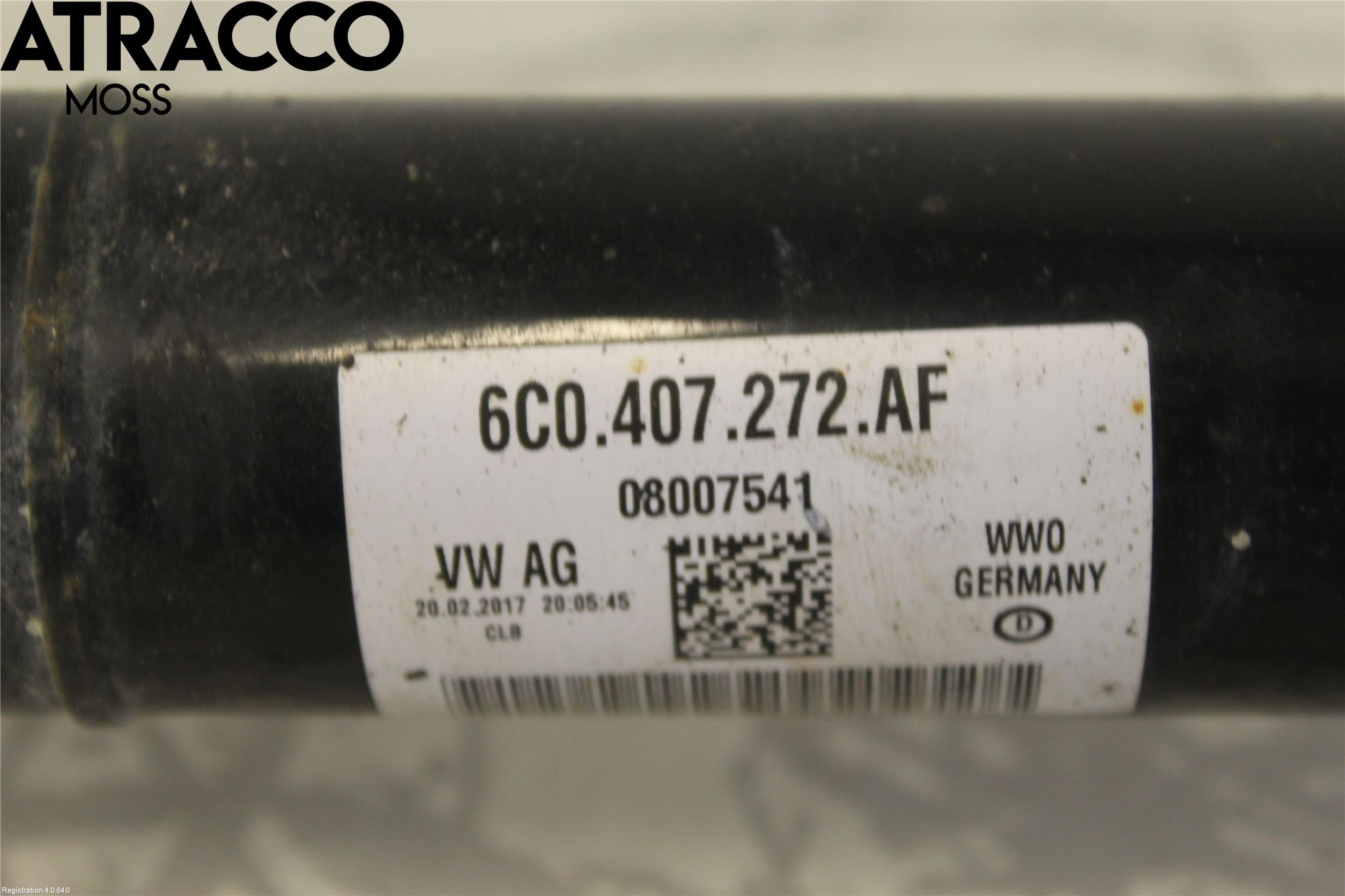 Skoda RAPID Drivaxel Fram Höger