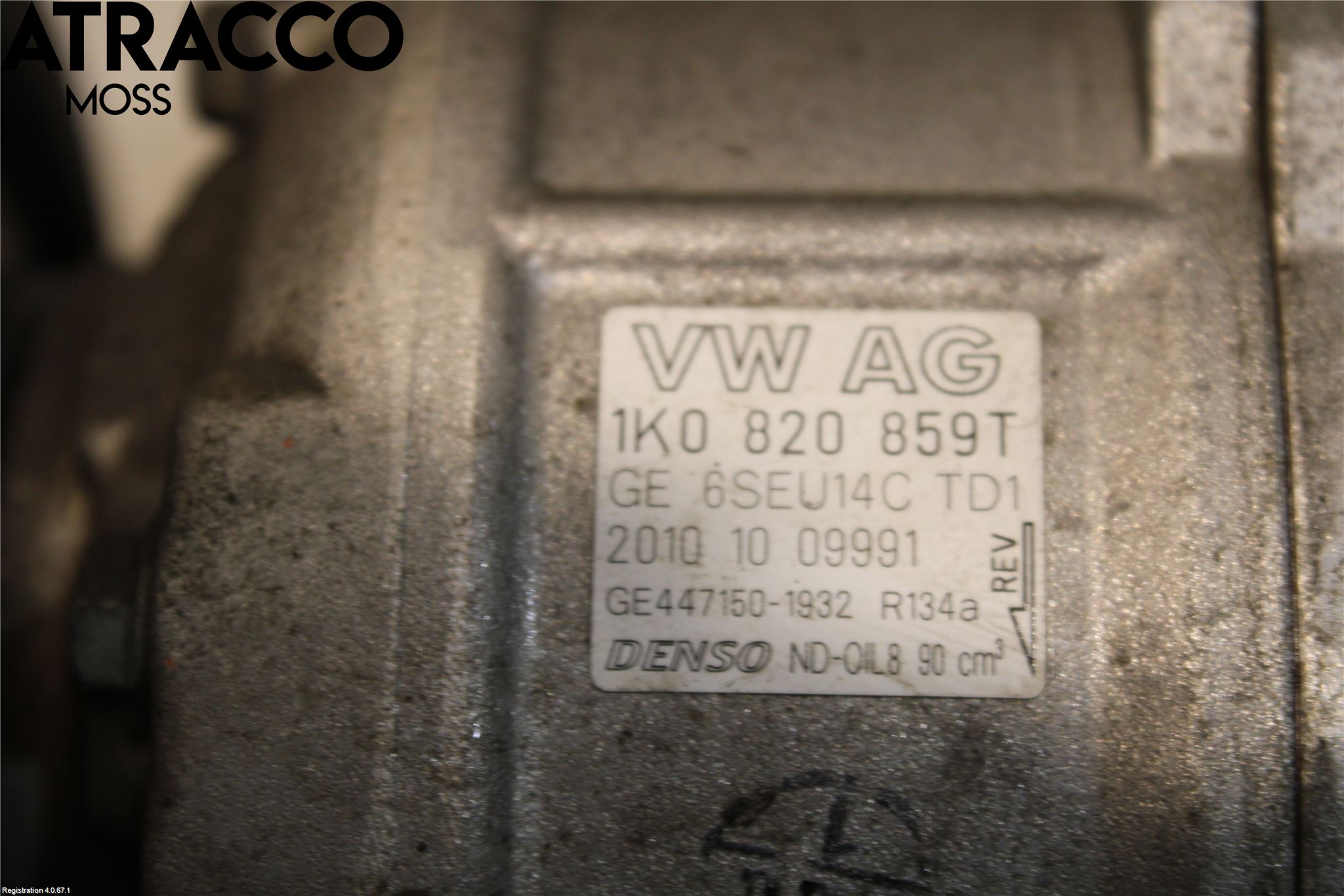 Volkswagen VW GOLF VI 09-13 Ac Kompressor
