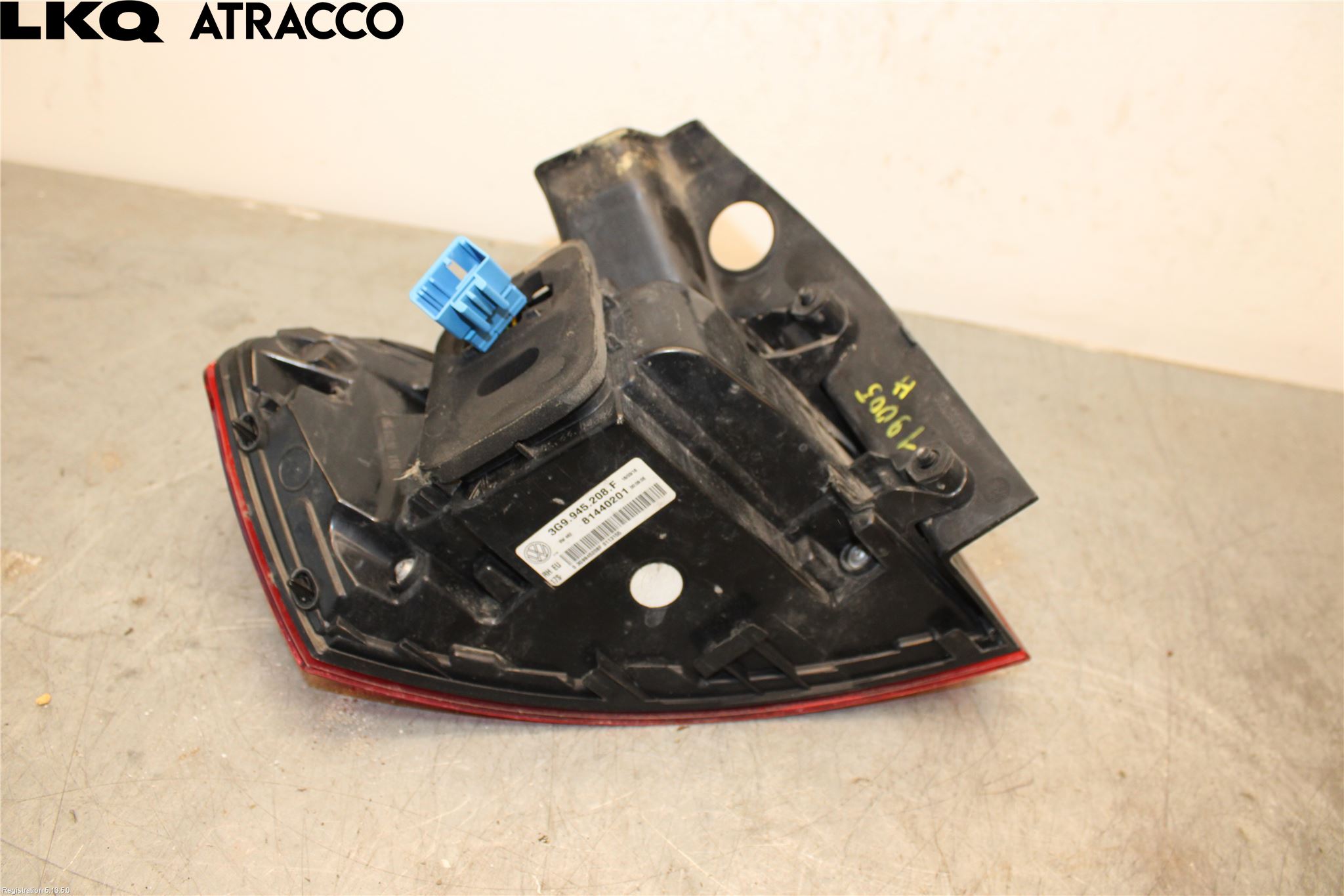 Volkswagen VW PASSAT 15-19 Bakljus Höger