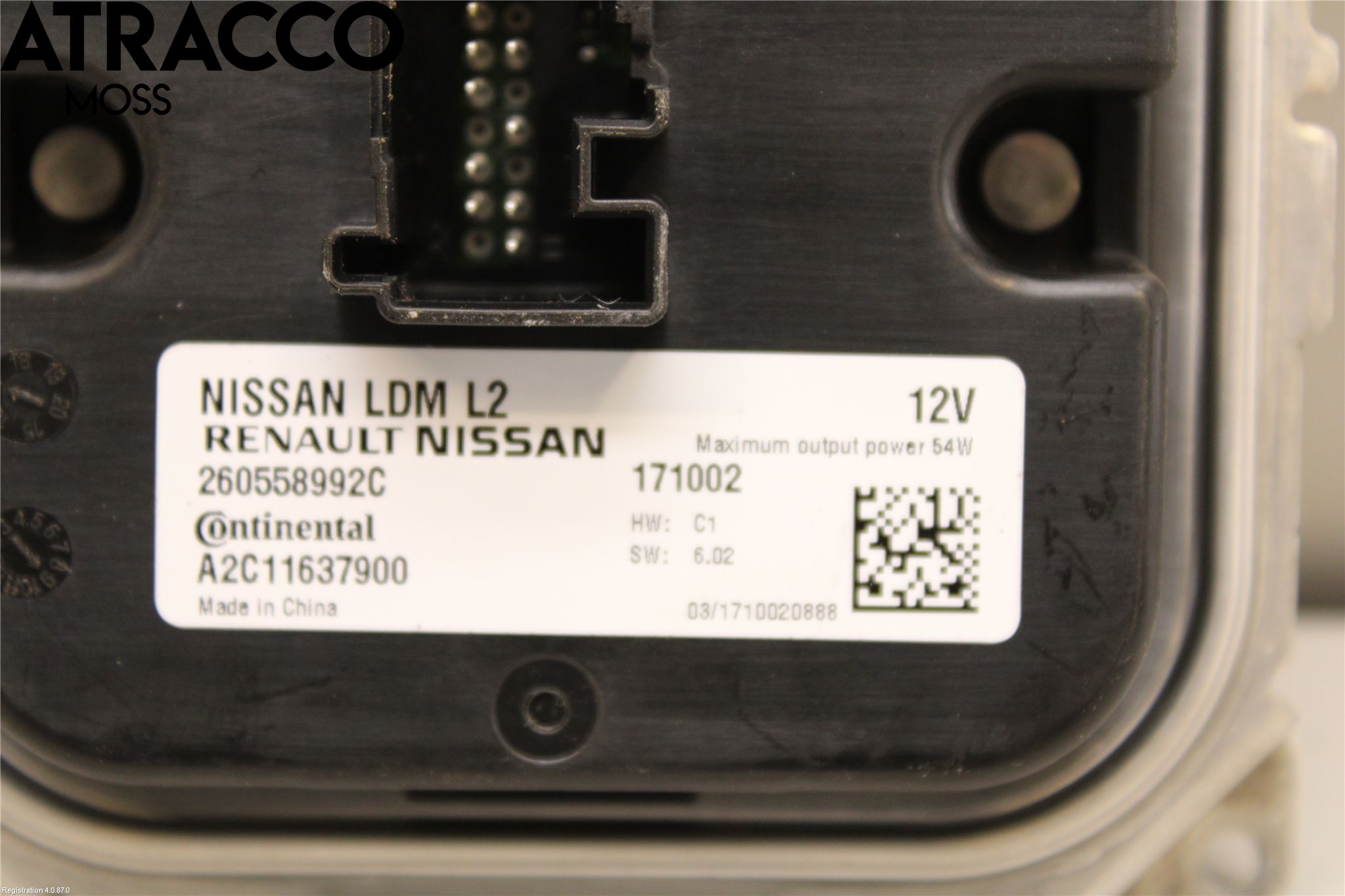 Nissan LEAF 18- Styrenhet Strålkastare