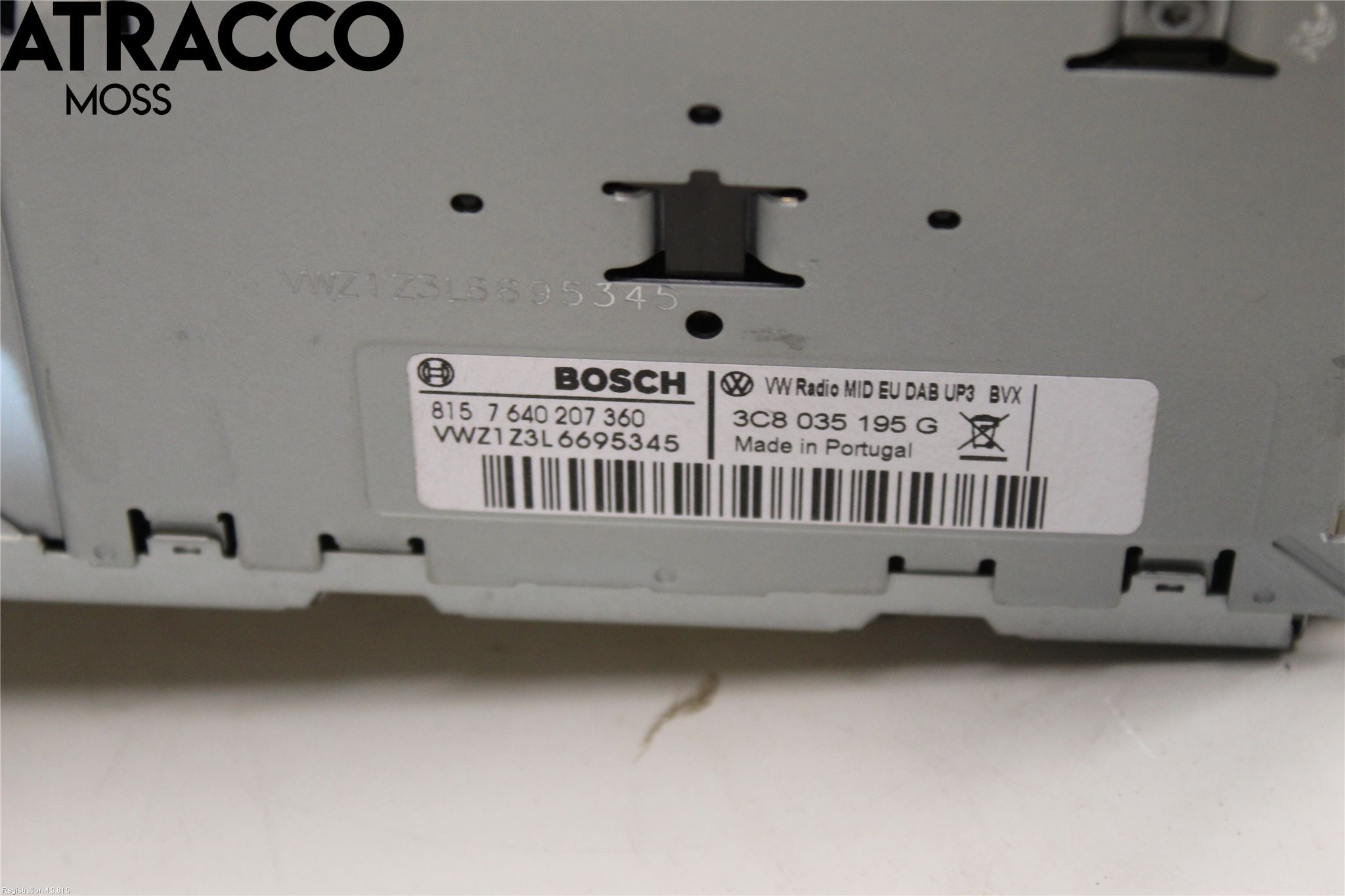 Volkswagen VW GOLF VI 09-13 Cd Radio - Multimediapanel
