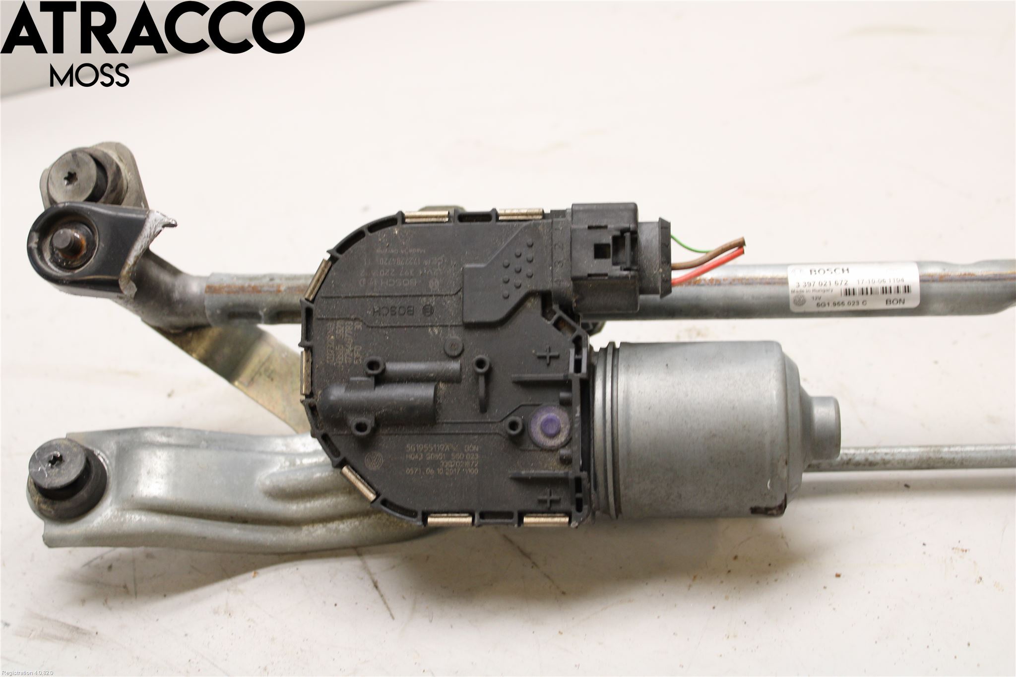Volkswagen VW GOLF / E-GOLF VII 13-20 Torkarmotor Vindruta