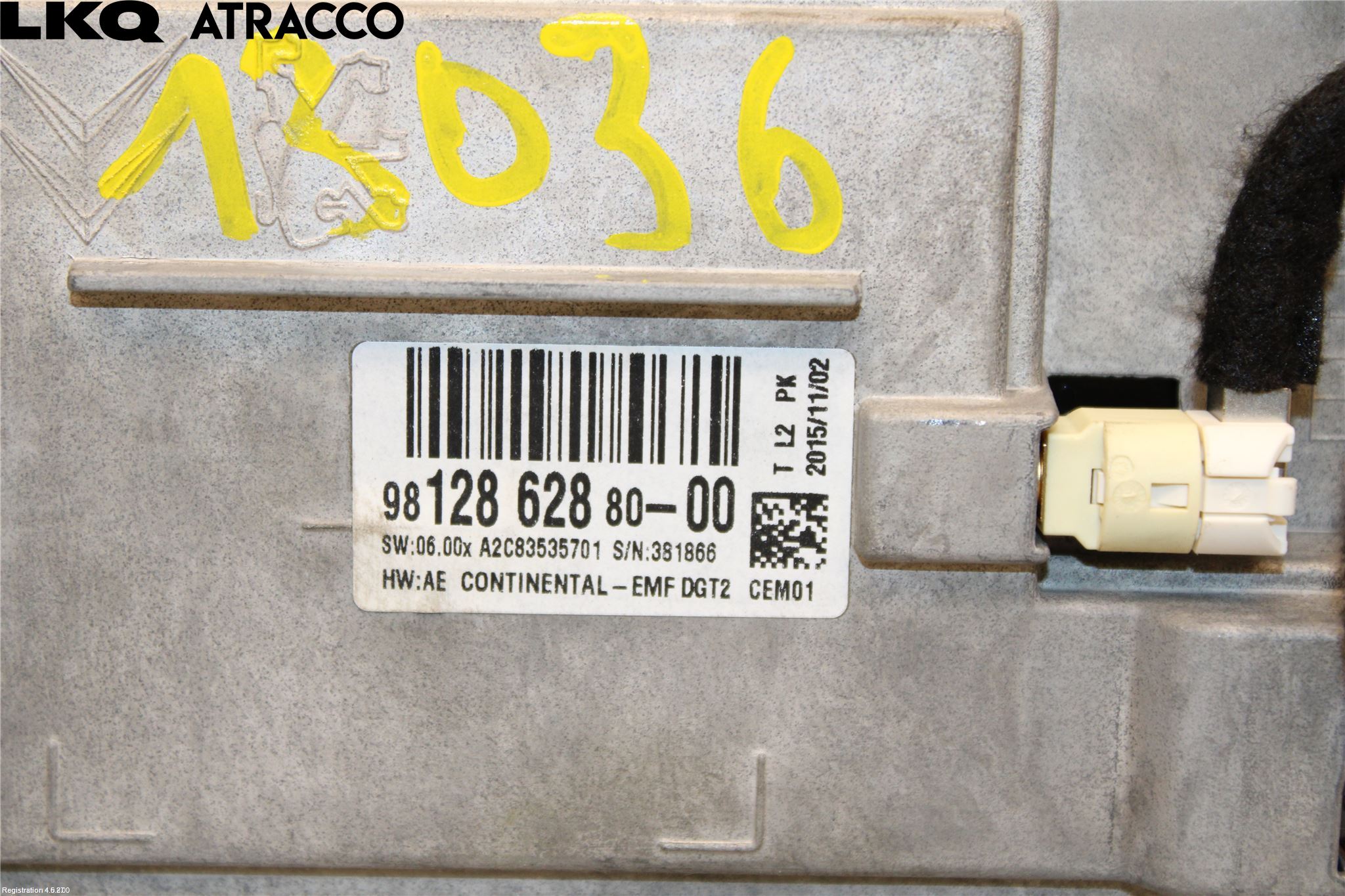 Peugeot 208 12-15 Kontrolldisplay