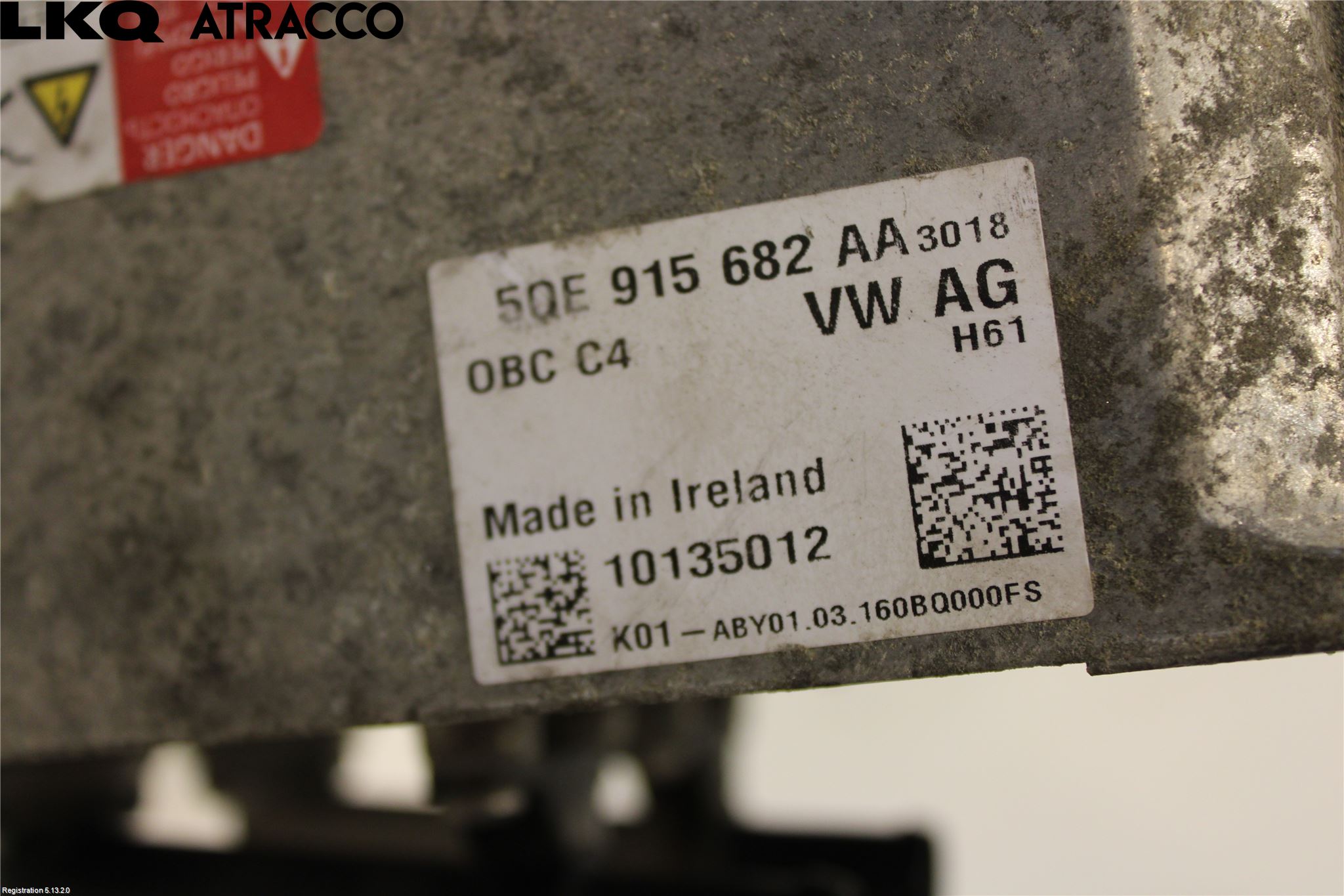 Audi A3/S3 05-13 Batteriladdare Högspänning