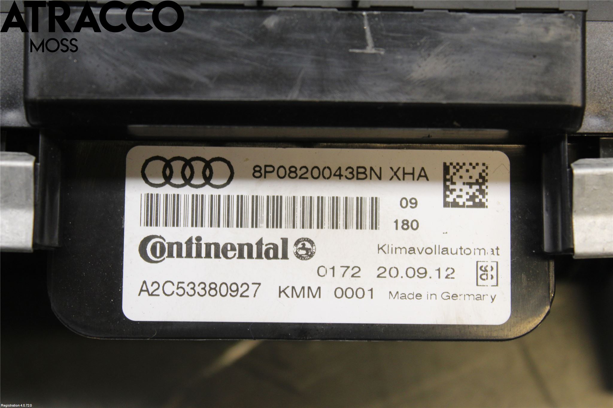Audi A3/S3 05-13 Ac Styrenhet Ac Manöveren