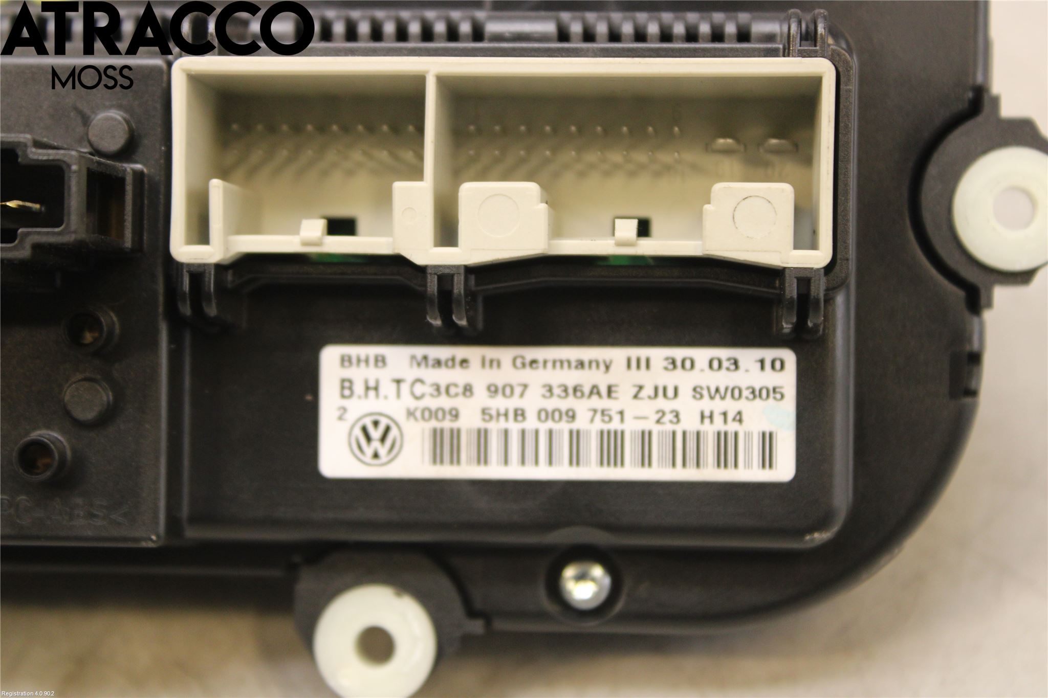 Volkswagen VW GOLF VI 09-13 Ac Styrenhet Ac Manöveren