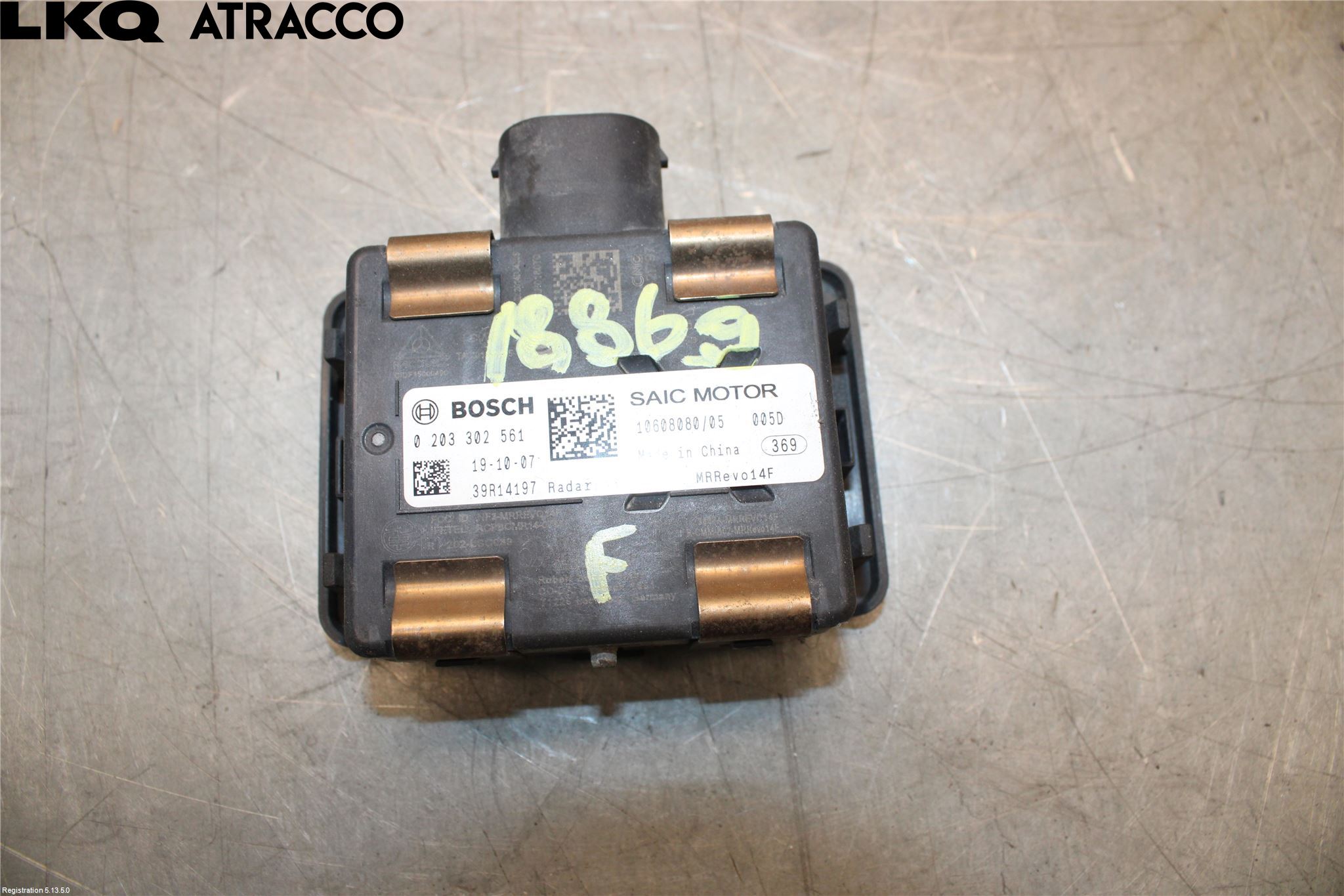 MG ZS EV 20- Sensor Övrigt