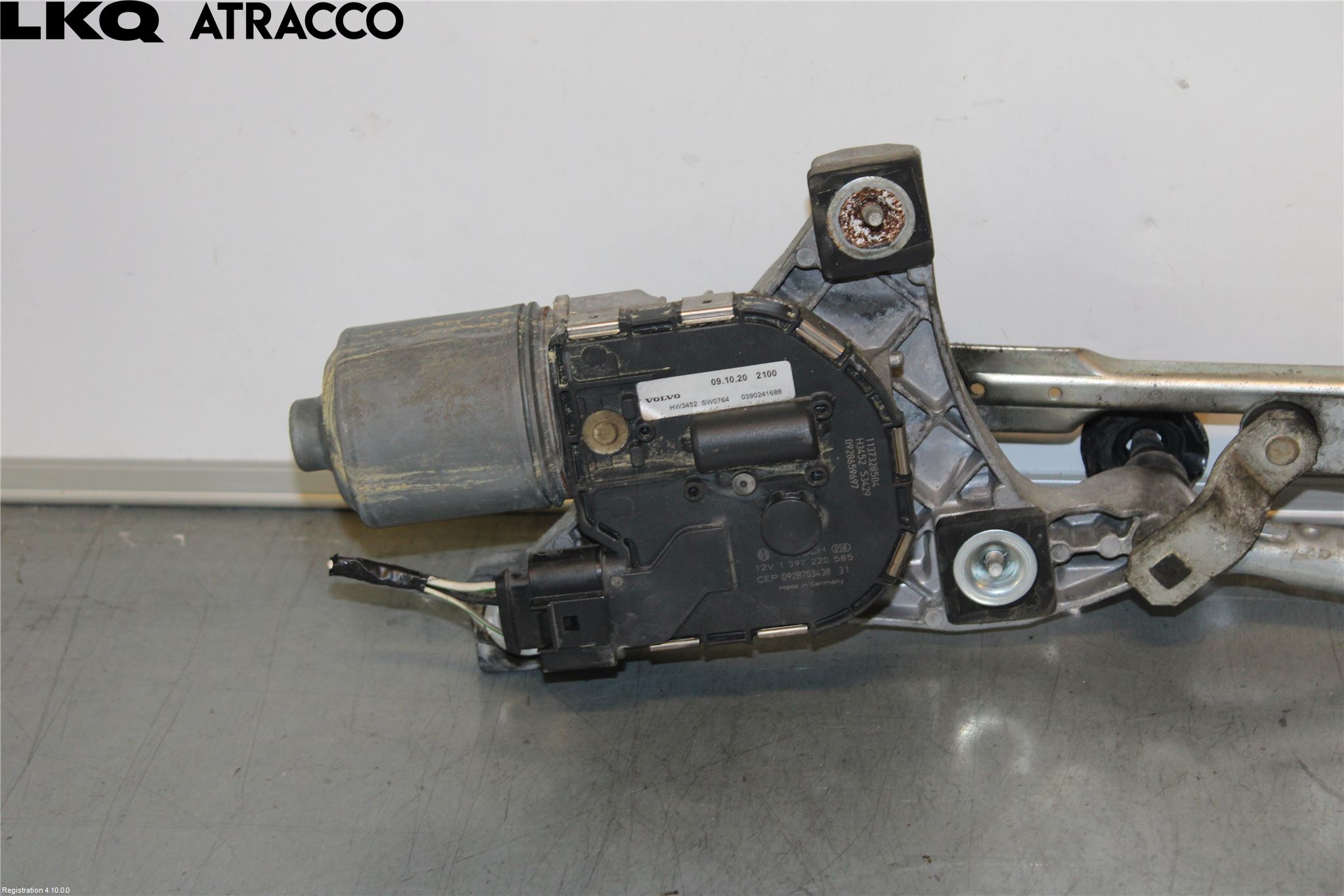 Volvo V50 08-12 Torkarmotor Vindruta