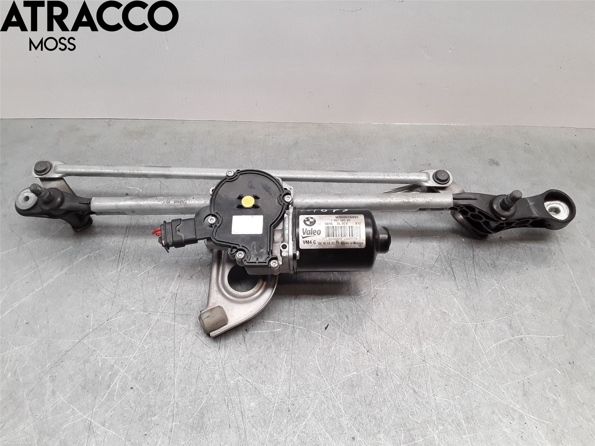 BMW 4 F32/F33/F82/F83 13-20 Torkarmotor Vindruta