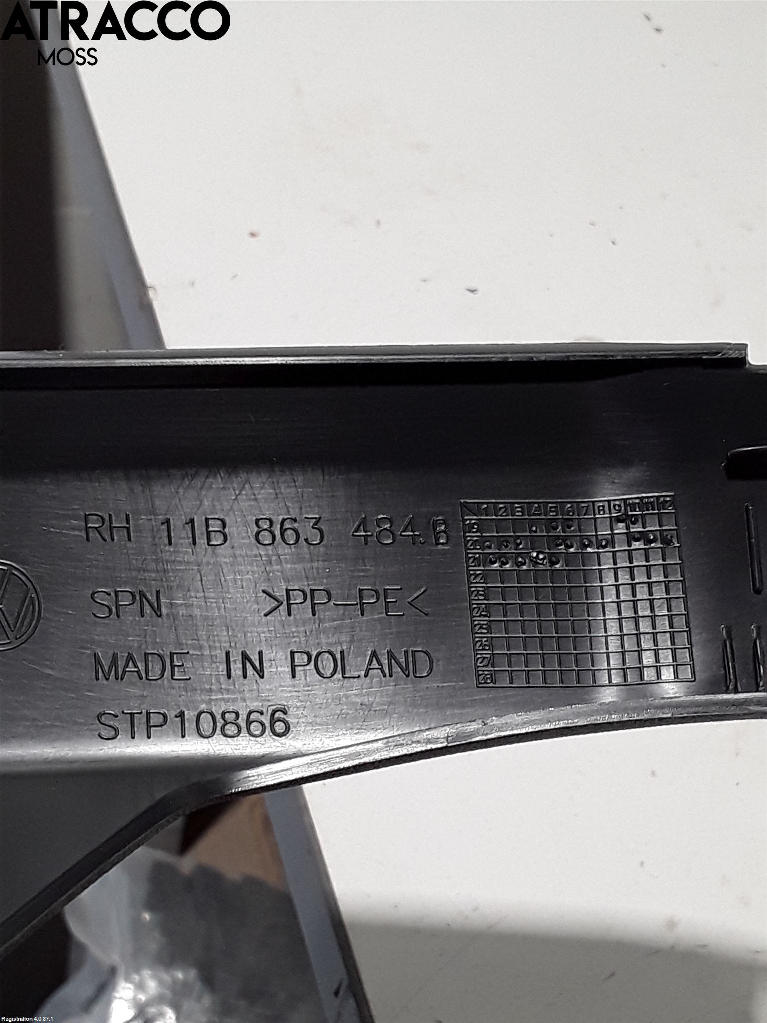 Volkswagen VW ID.4 21- Inr Plastd A-B-C Stolpe