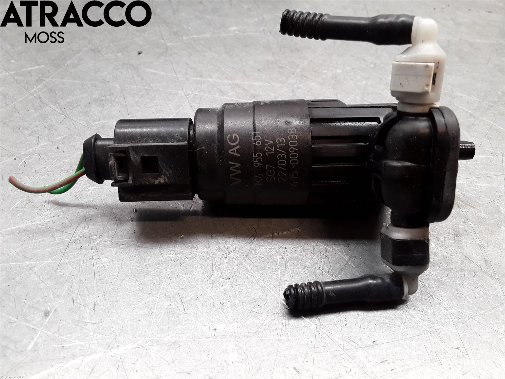 Volkswagen VW GOLF / E-GOLF VII 13-20 Spolarpump Baklucka