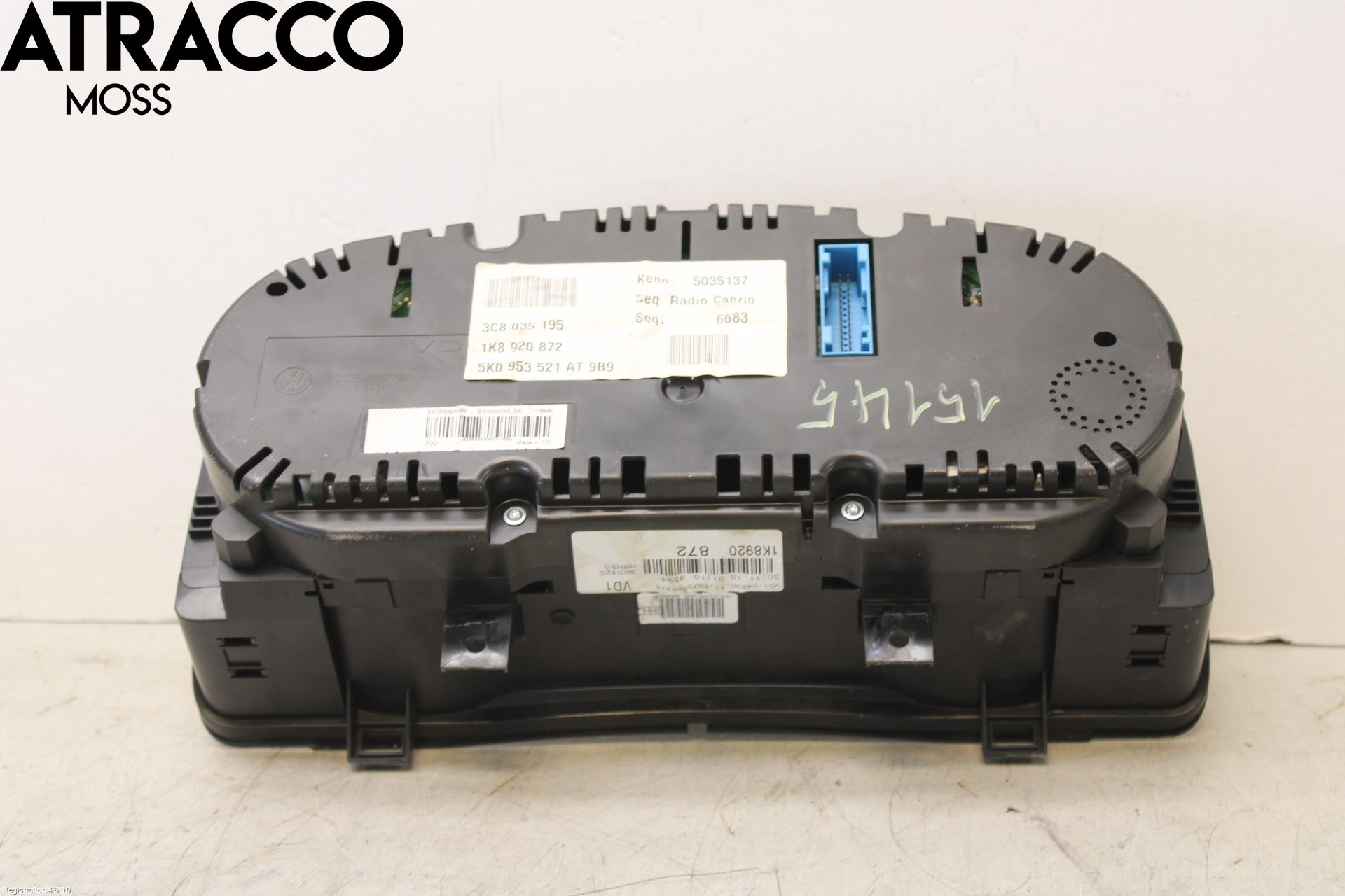 Volkswagen VW SCIROCCO 09-17 Instrument Komb