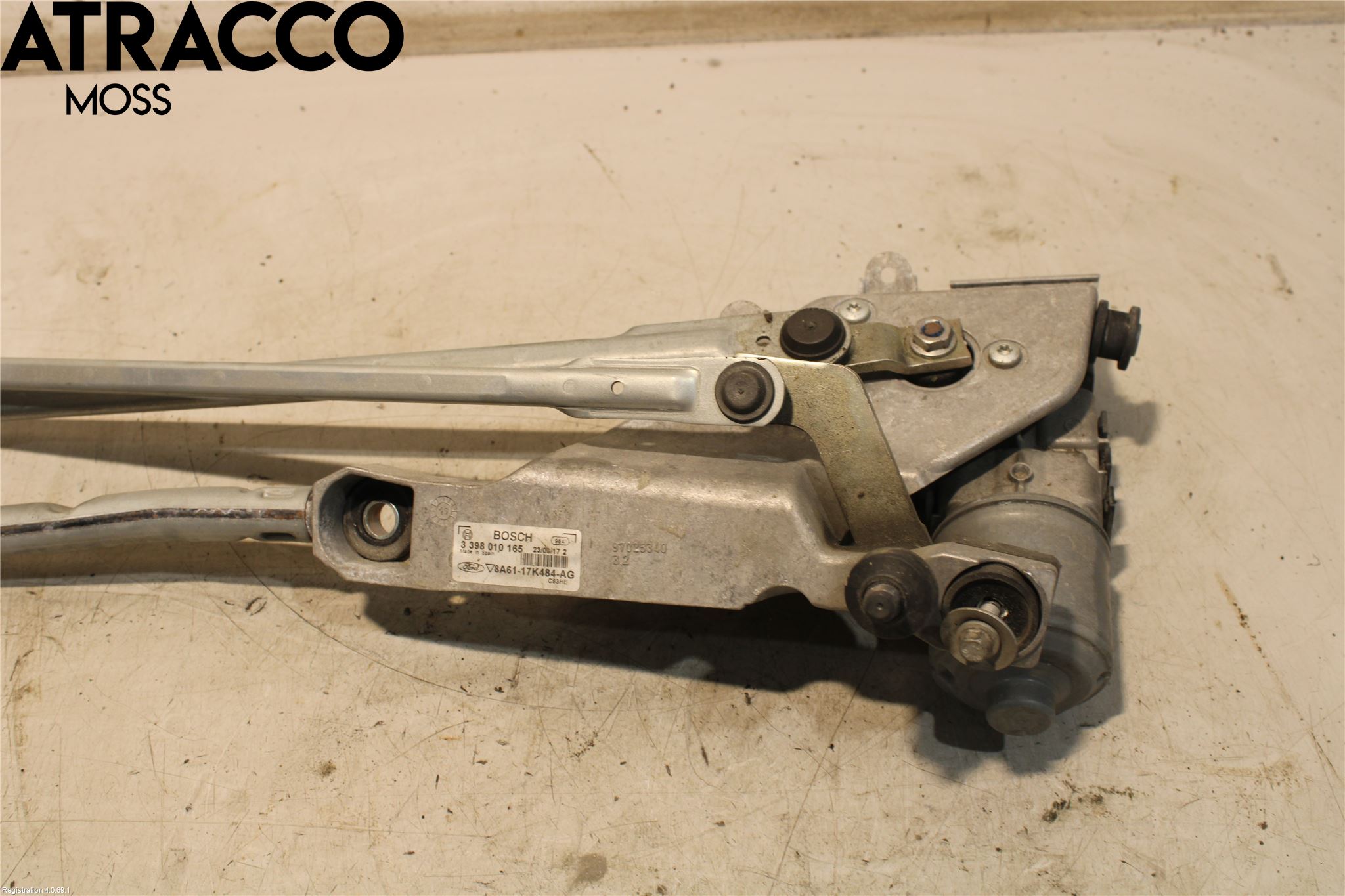Ford FIESTA 13-17 Torkarmotor Vindruta