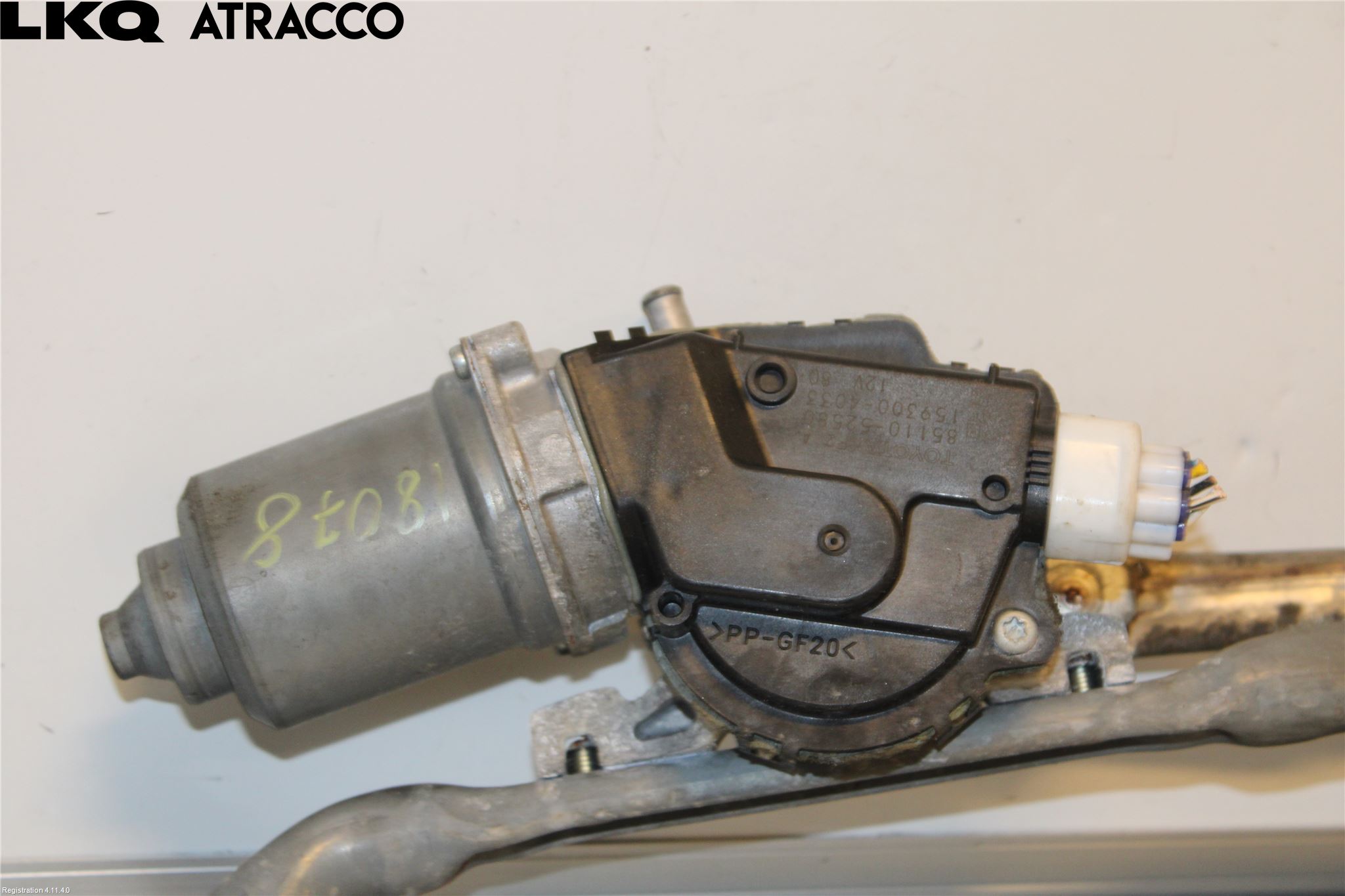 Toyota VERSO-S 11-16 Torkarmotor Vindruta