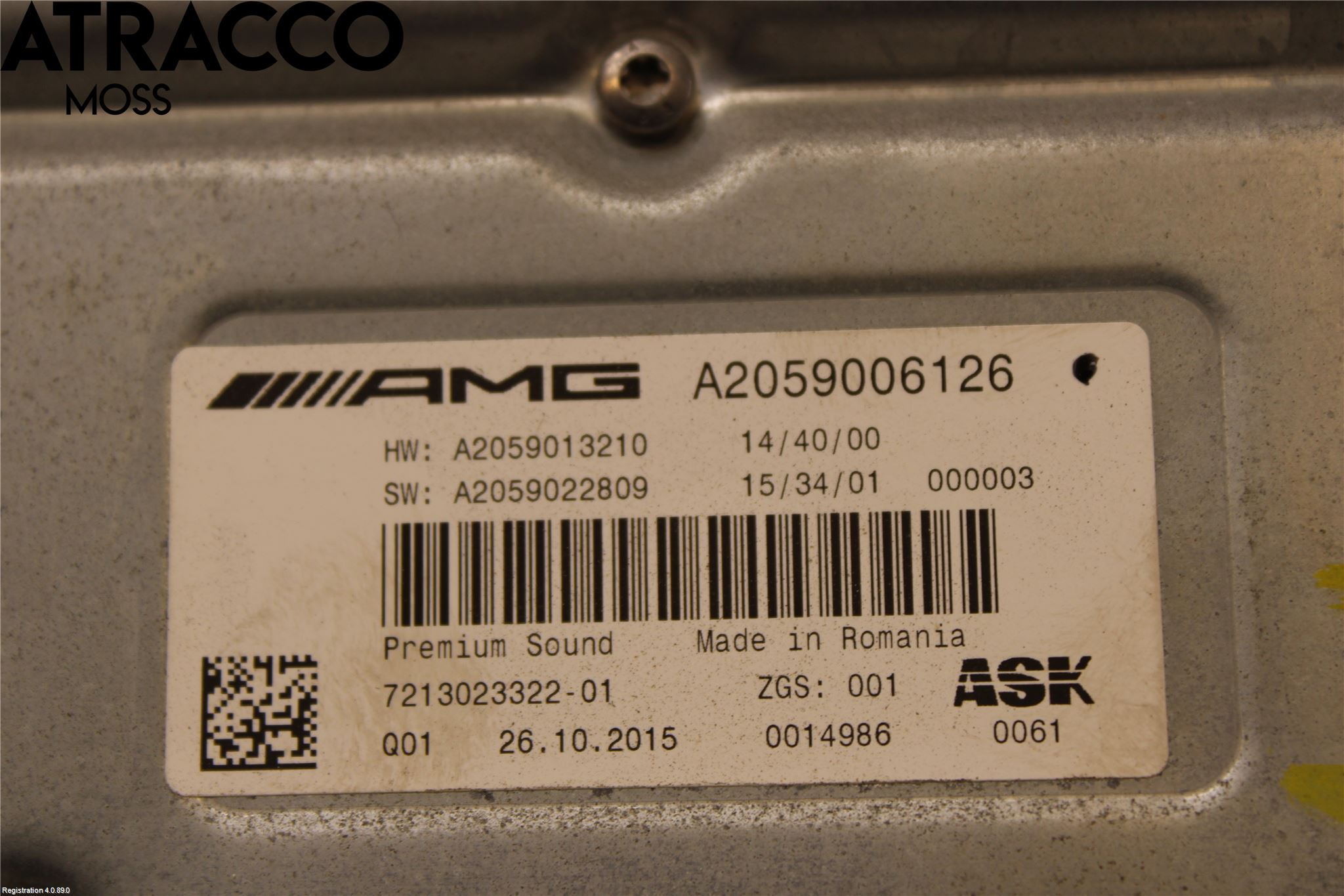 Mercedes-Benz MB C-KLASS (W205) 14-21 Styrenhet Insprut Bensin