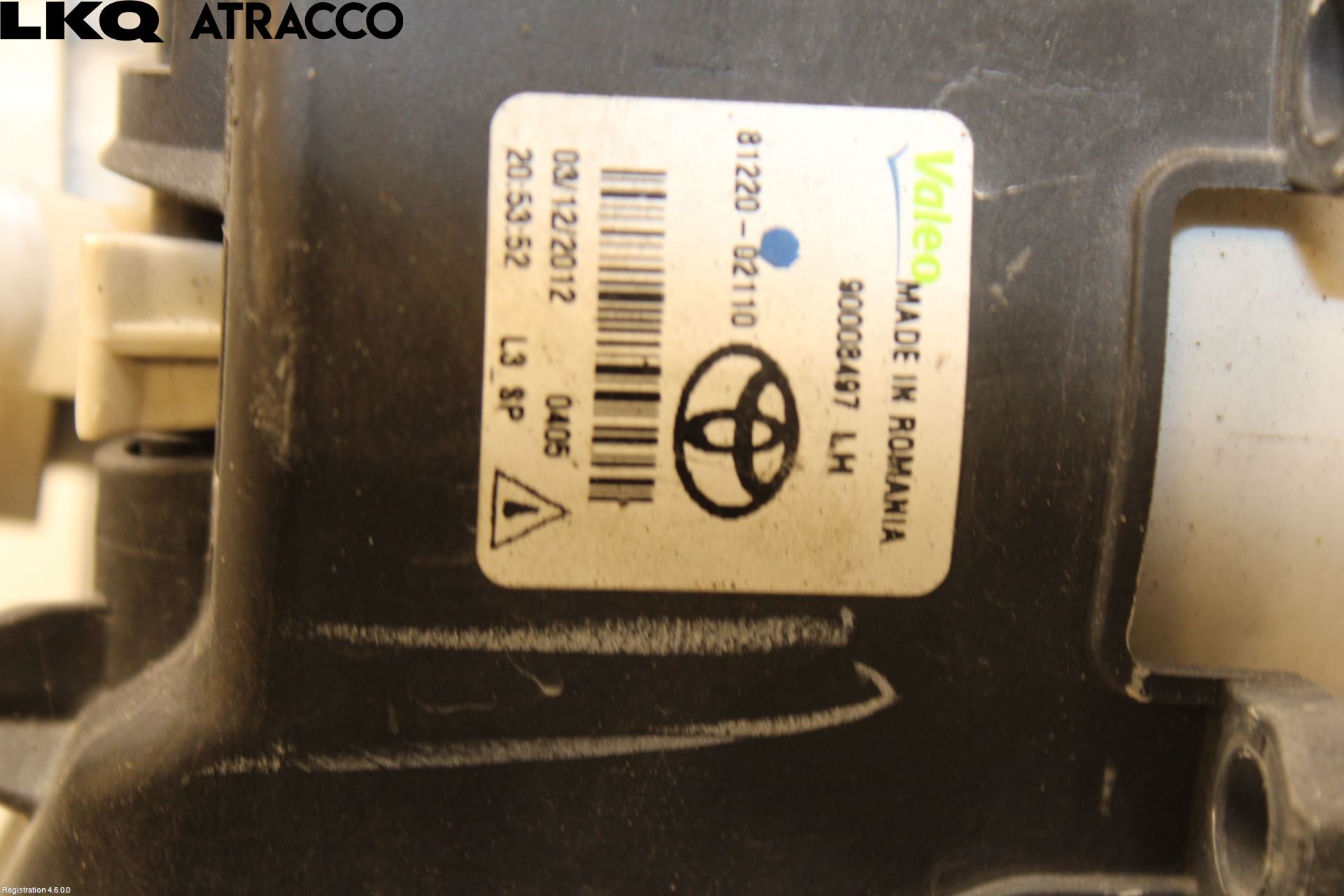 Toyota AVENSIS 09-15 Dimljus-Varselljus Fram