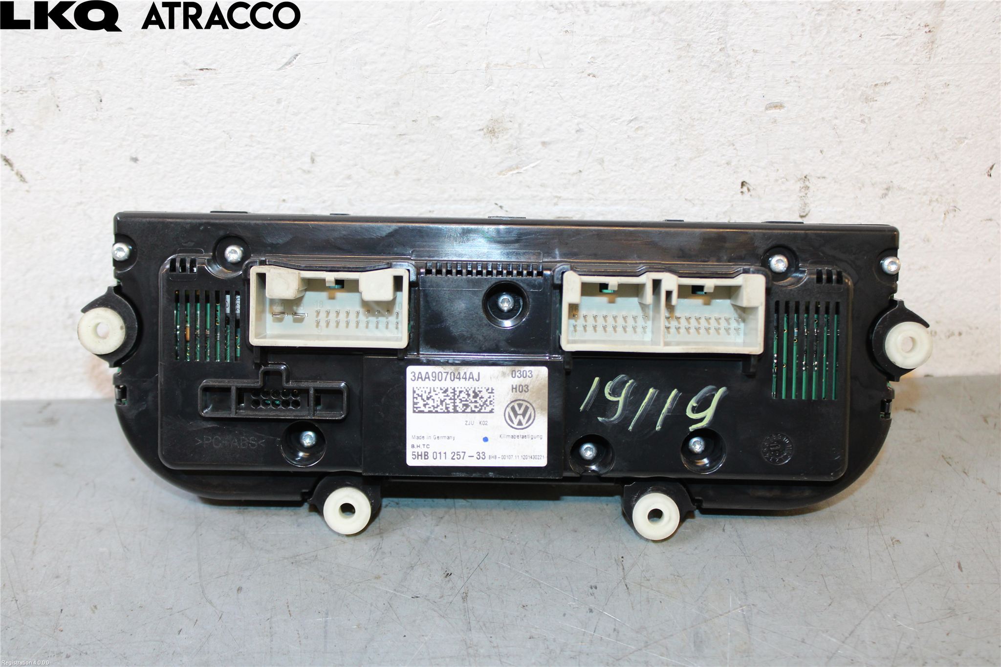 Volkswagen VW TOURAN 10-15 Ac Styrenhet Ac Manöveren