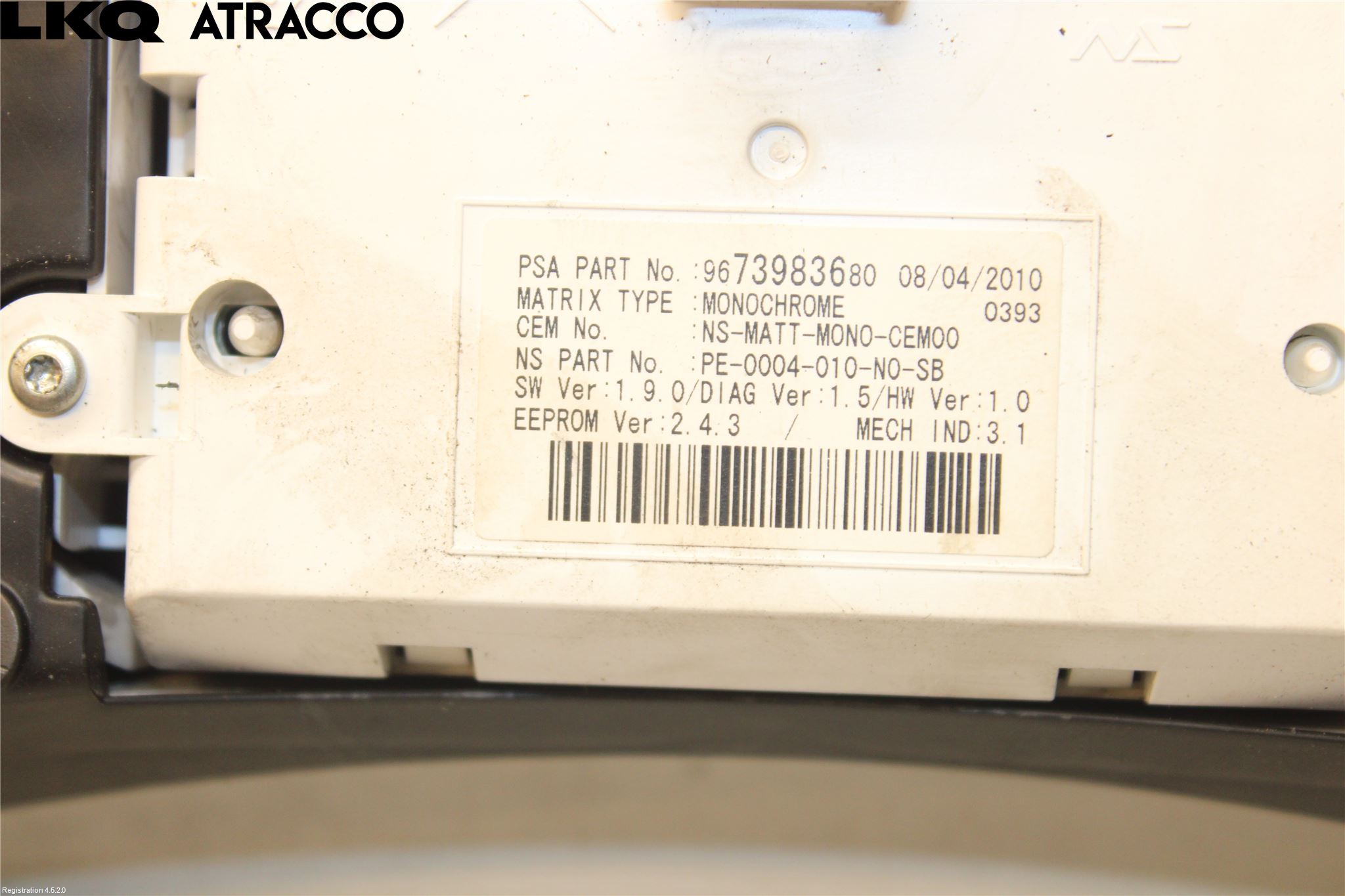 Peugeot 308 14-21 Instrument Komb