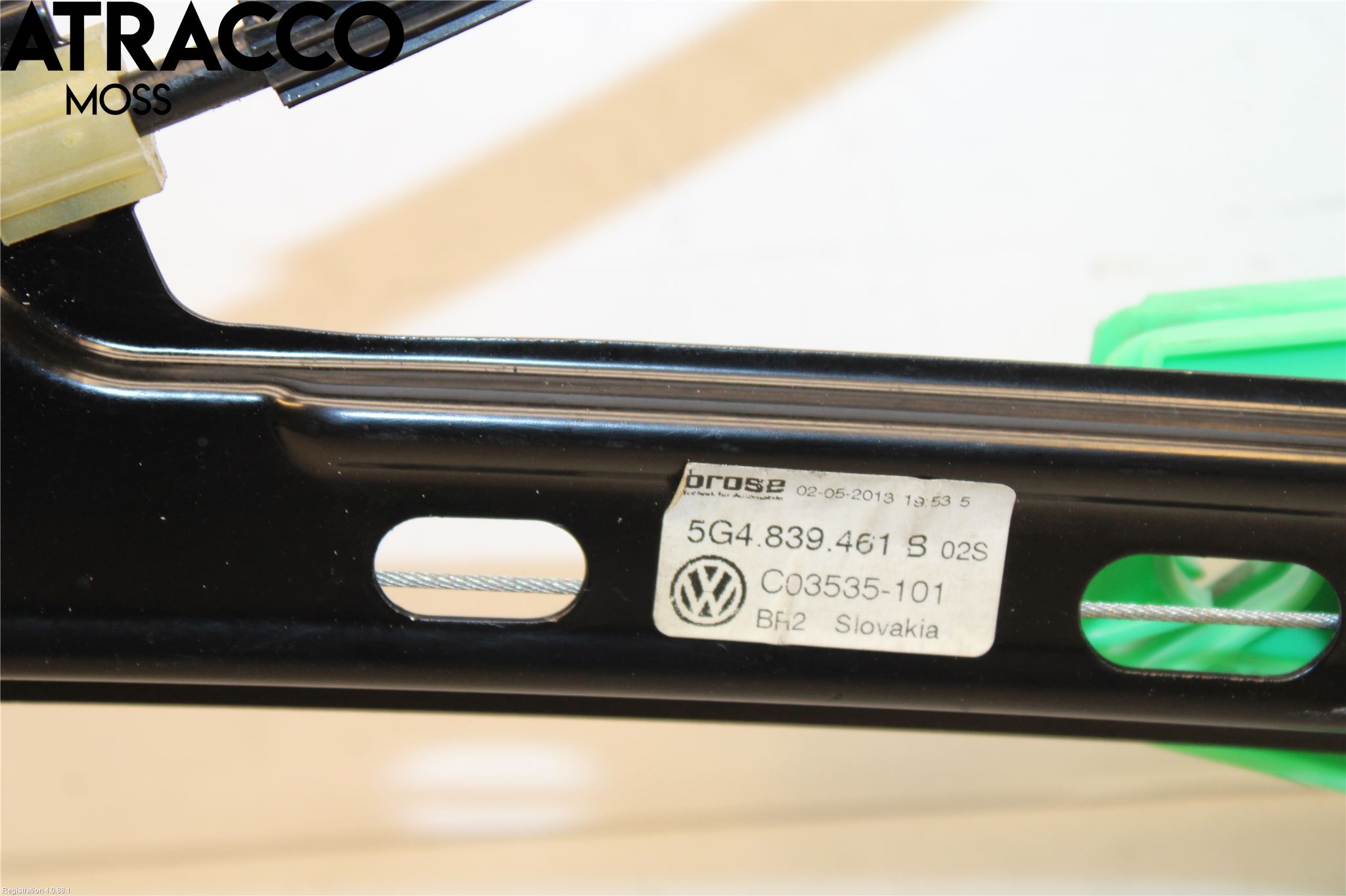 Volkswagen VW GOLF / E-GOLF VII 13-20 Fönsterhissmekanism