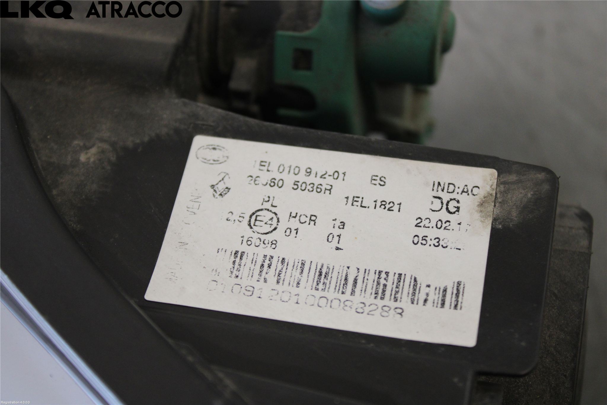 Renault ZOE/E-TECH 13- Strålkastare Vänster