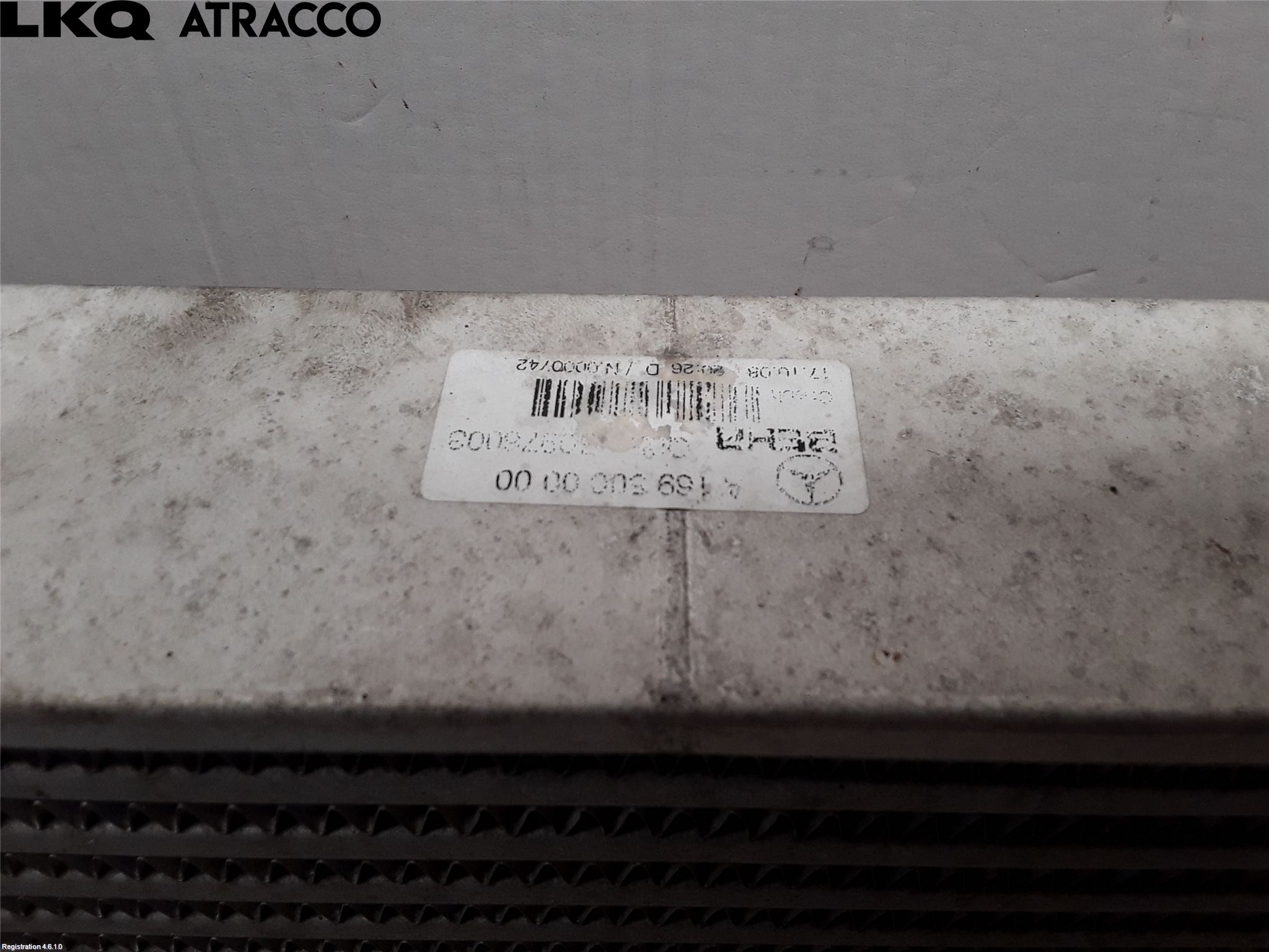 Mercedes-Benz MB B-KLASS (W245) 05-12 Laddluft-Intercooler Kyl