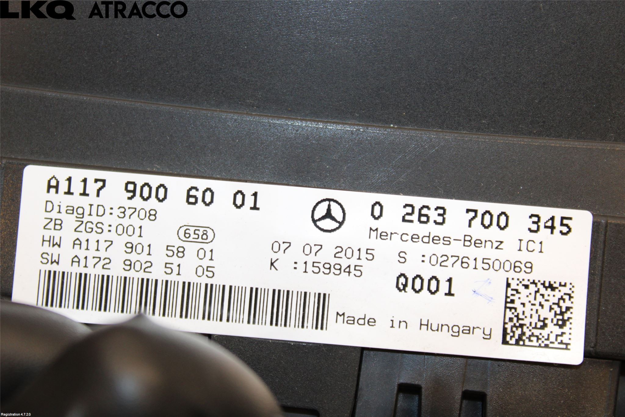 Mercedes-Benz MB CLA-KLASS (C117/X117) 13-19 Instrument Komb