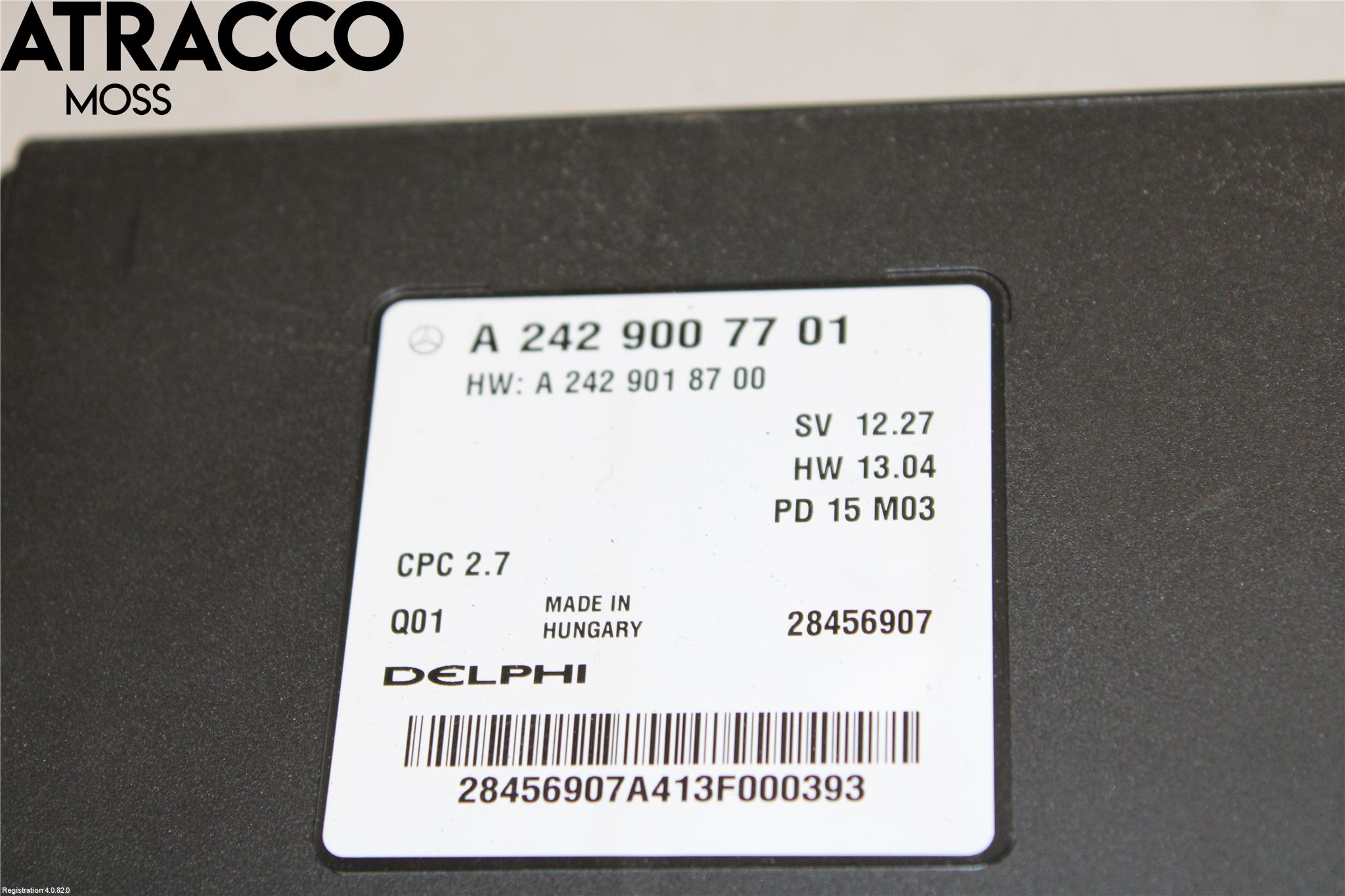 Mercedes-Benz MB B-KLASS (W246/W242) 12-19 Styrenhet Övrigt