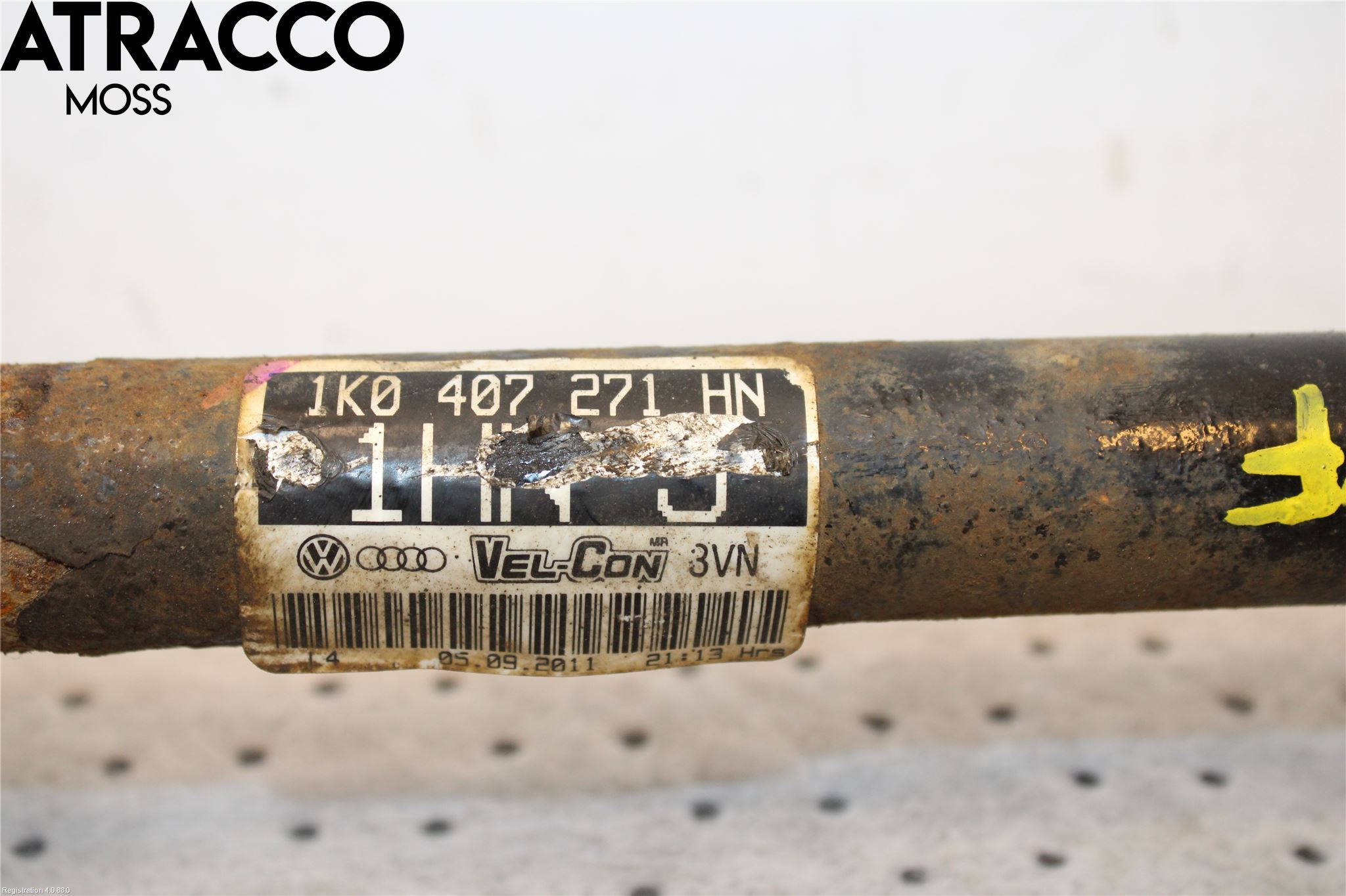 Volkswagen VW GOLF VI 09-13 Drivaxel Fram Vänster