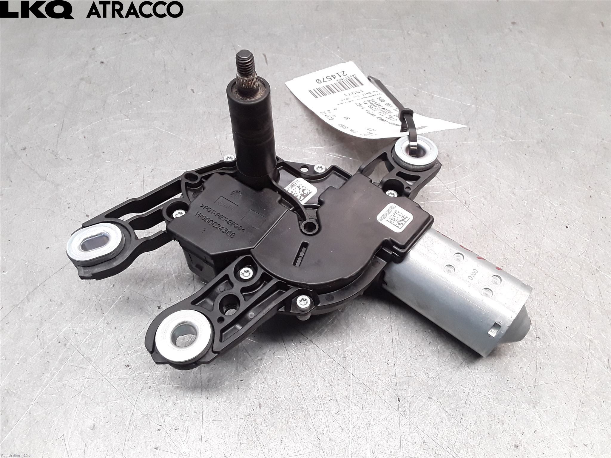 Volkswagen VW GOLF / E-GOLF VII 13-20 Torkarmotor Baklucka