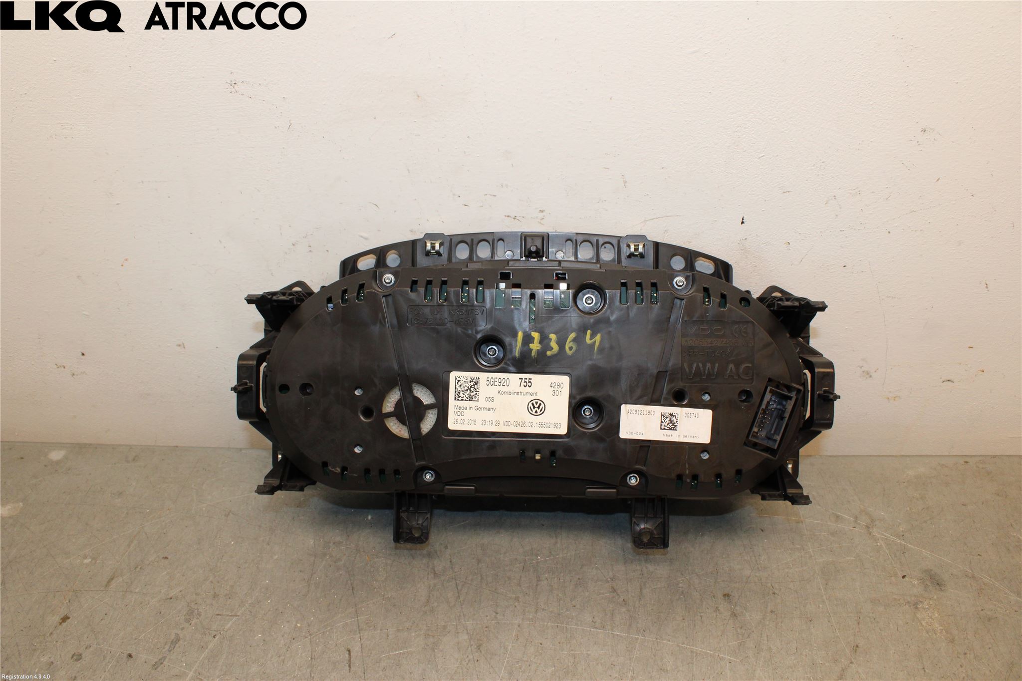 Volkswagen VW GOLF / E-GOLF VII 13-20 Instrument Hast