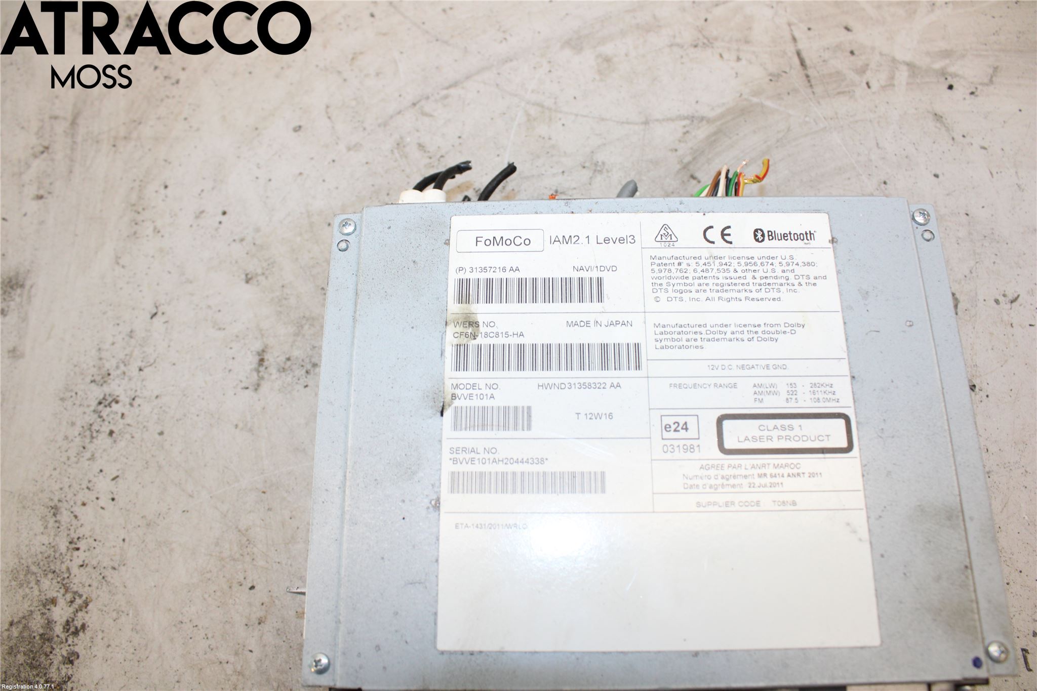 Volvo XC70 08-13 Radio