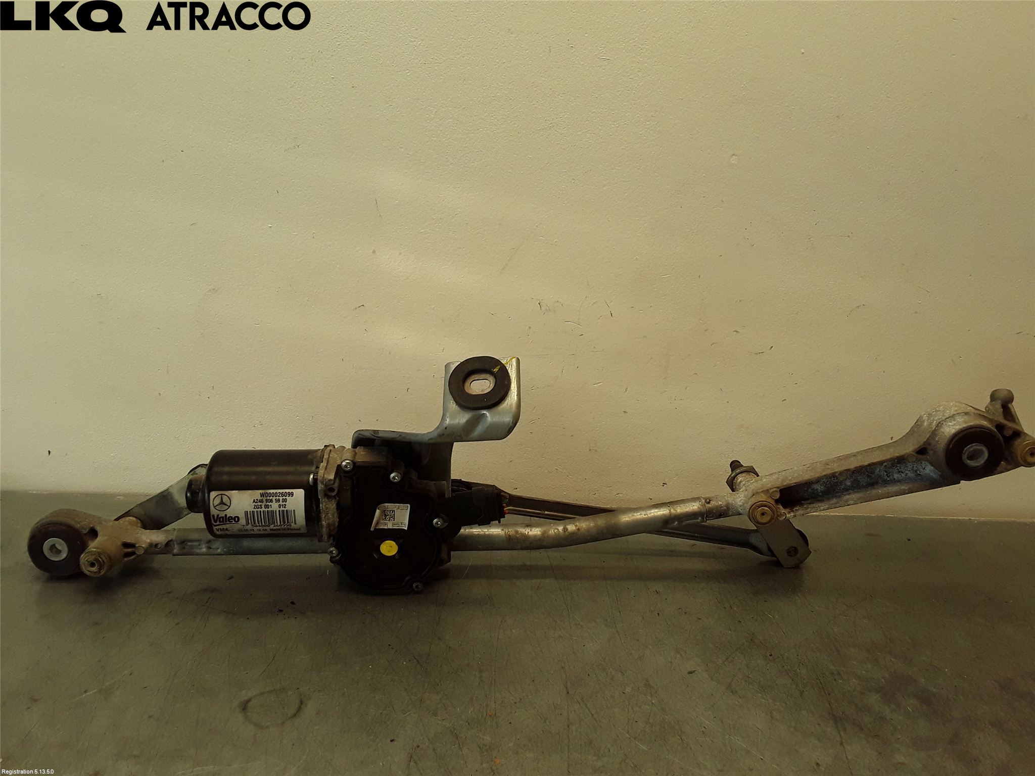 Mercedes-Benz MB B-KLASS (W246/W242) 12-19 Torkarmotor Vindruta