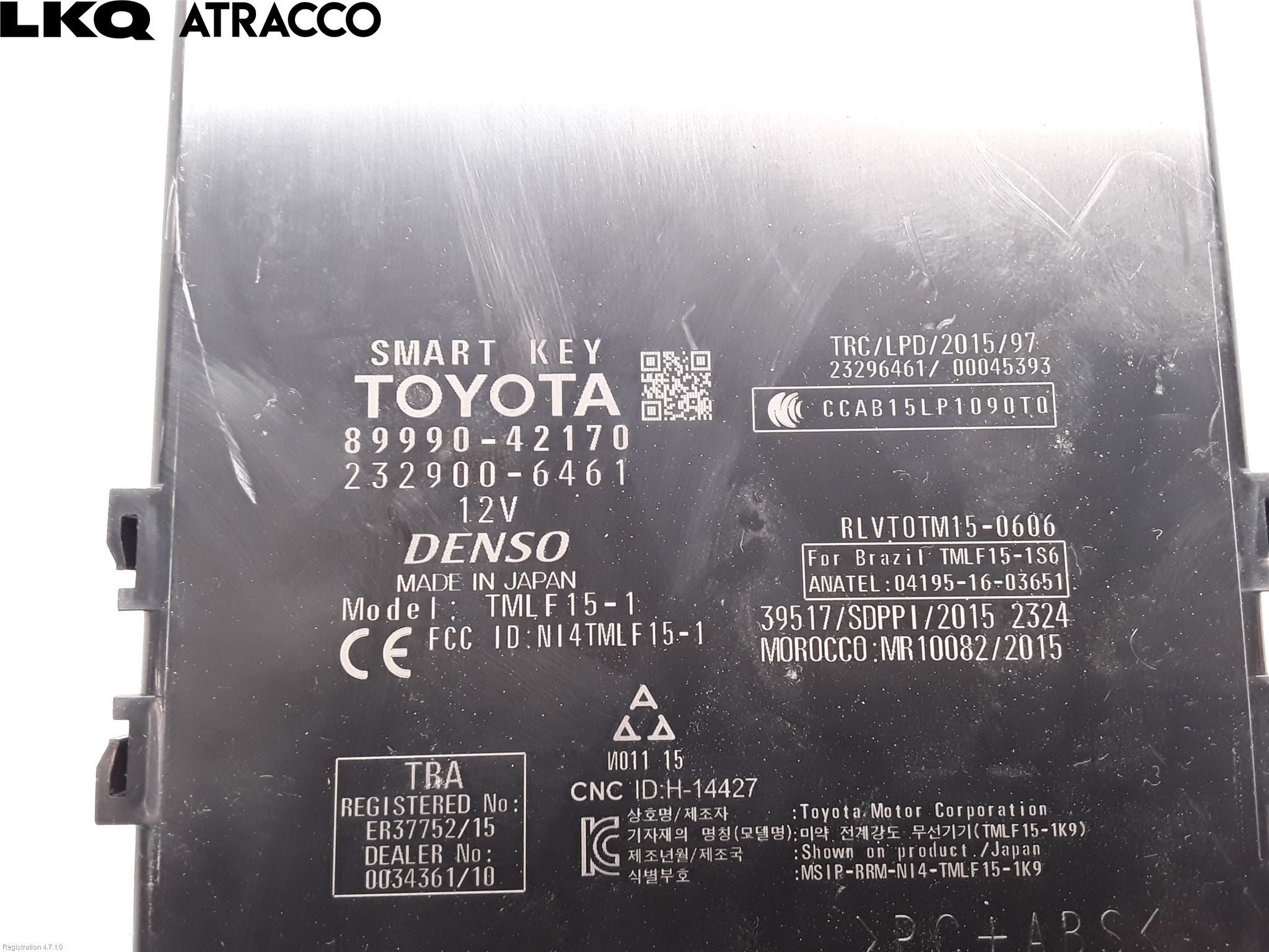 Toyota RAV4 19- Styrenhet Strålkastare