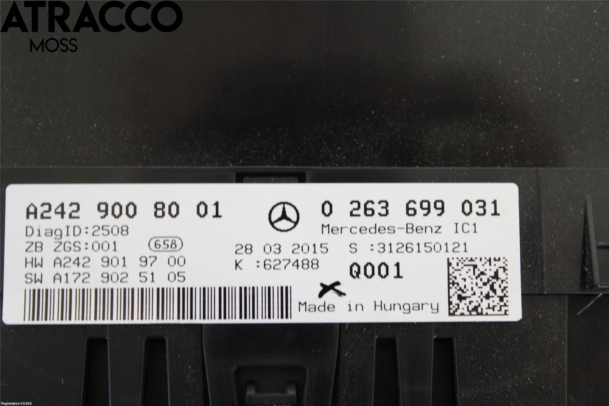 Mercedes-Benz MB B-KLASS (W246/W242) 12-19 Instrument Komb
