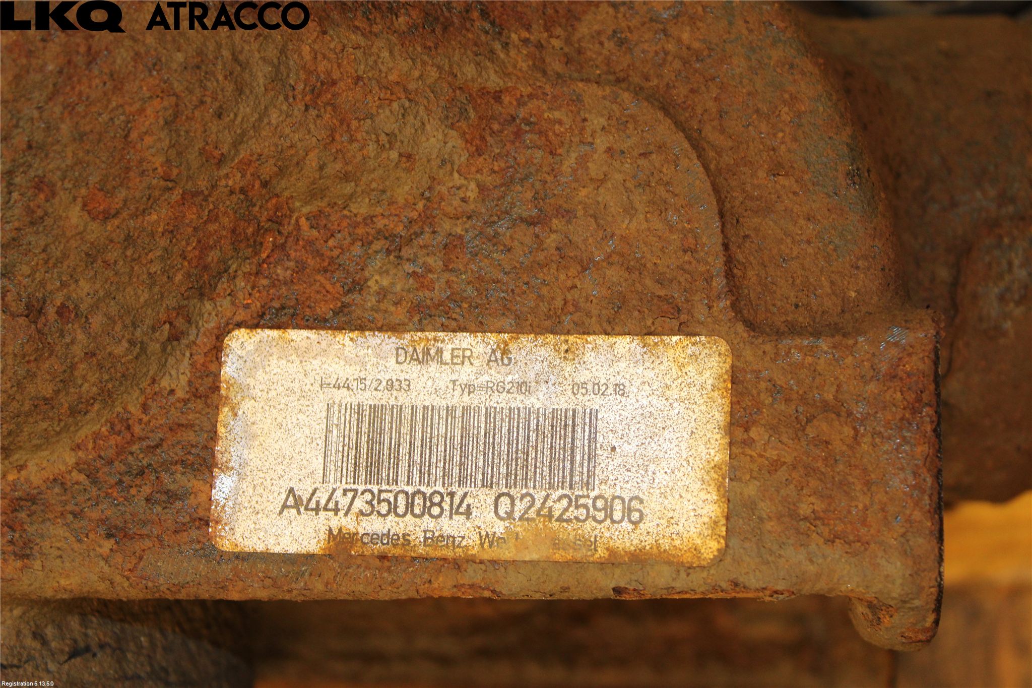Mercedes-Benz MB VITO/V-KLASS (W640,W447,W448) 14- Bakväxel-Diff